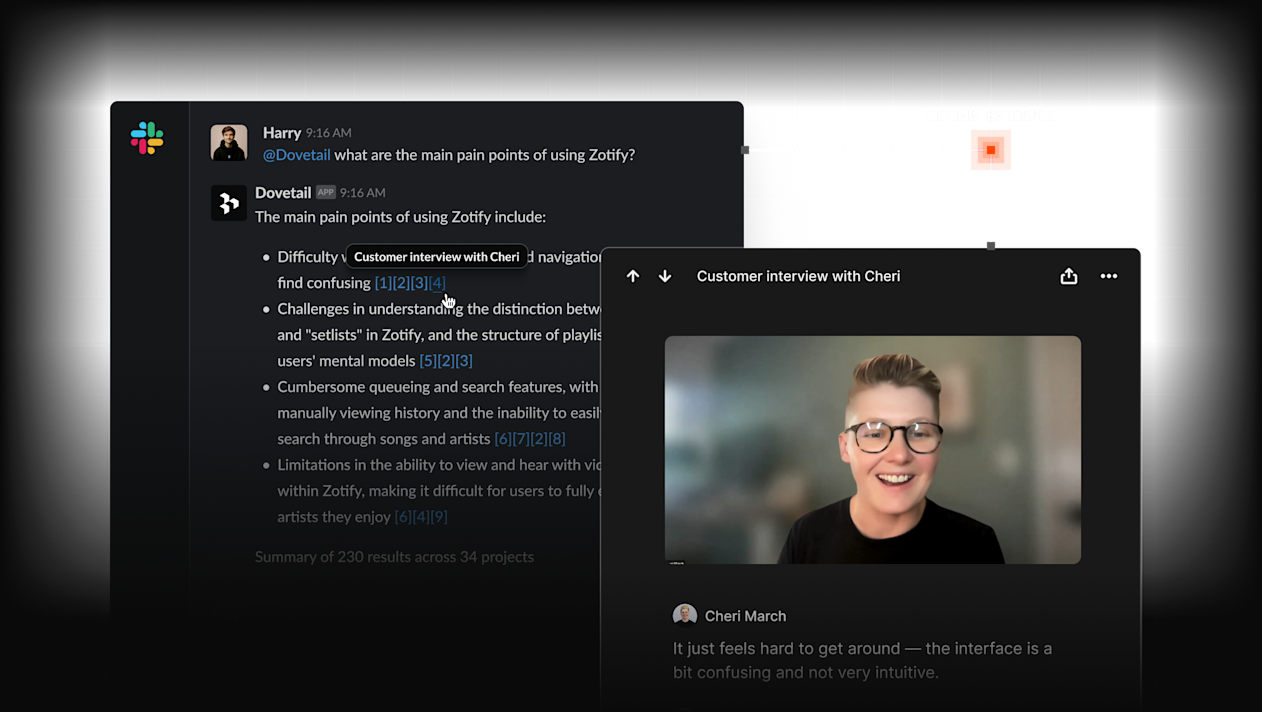 Query Dovetail straight from Slack