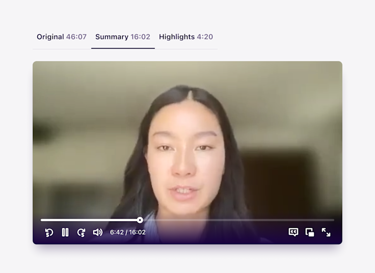 Watch only the most important parts with magic reels.