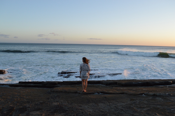 Watching the sunset in Nicaragua.