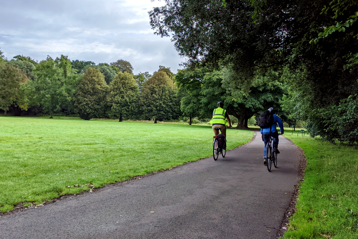 Walkers beware – parts of The Taff Trail are popular with speedy cyclists Ⓒ Emma Sparks