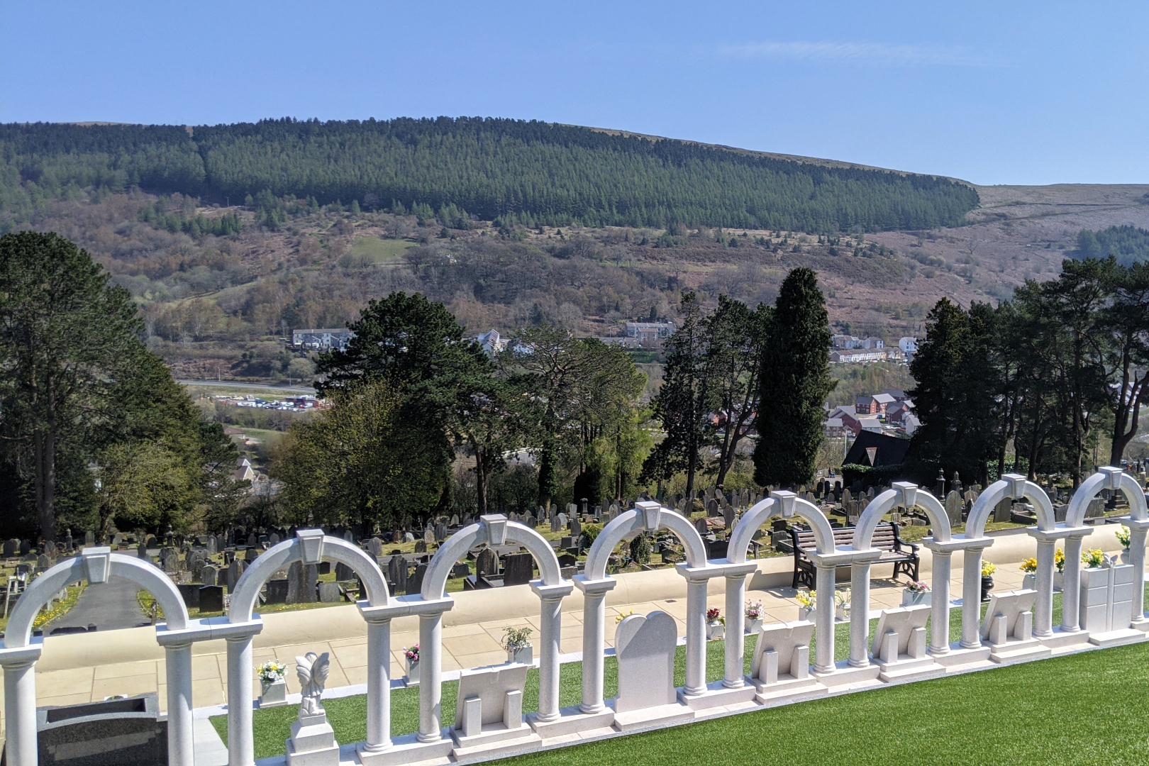 Aberfan Cemetery is a peaceful pitstop at which to pay your respects Ⓒ Emma Sparks