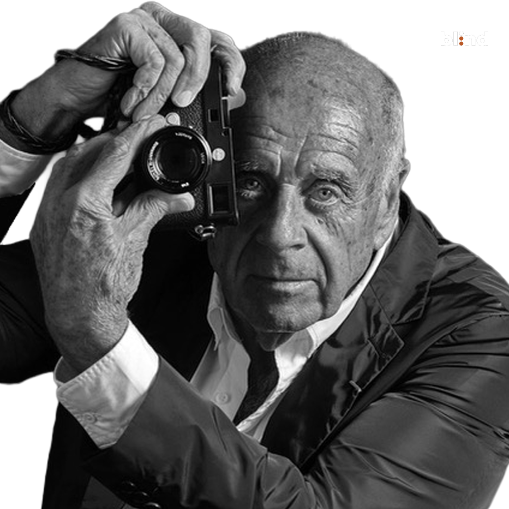 Black-and-white image of photographer Ralph Gibson