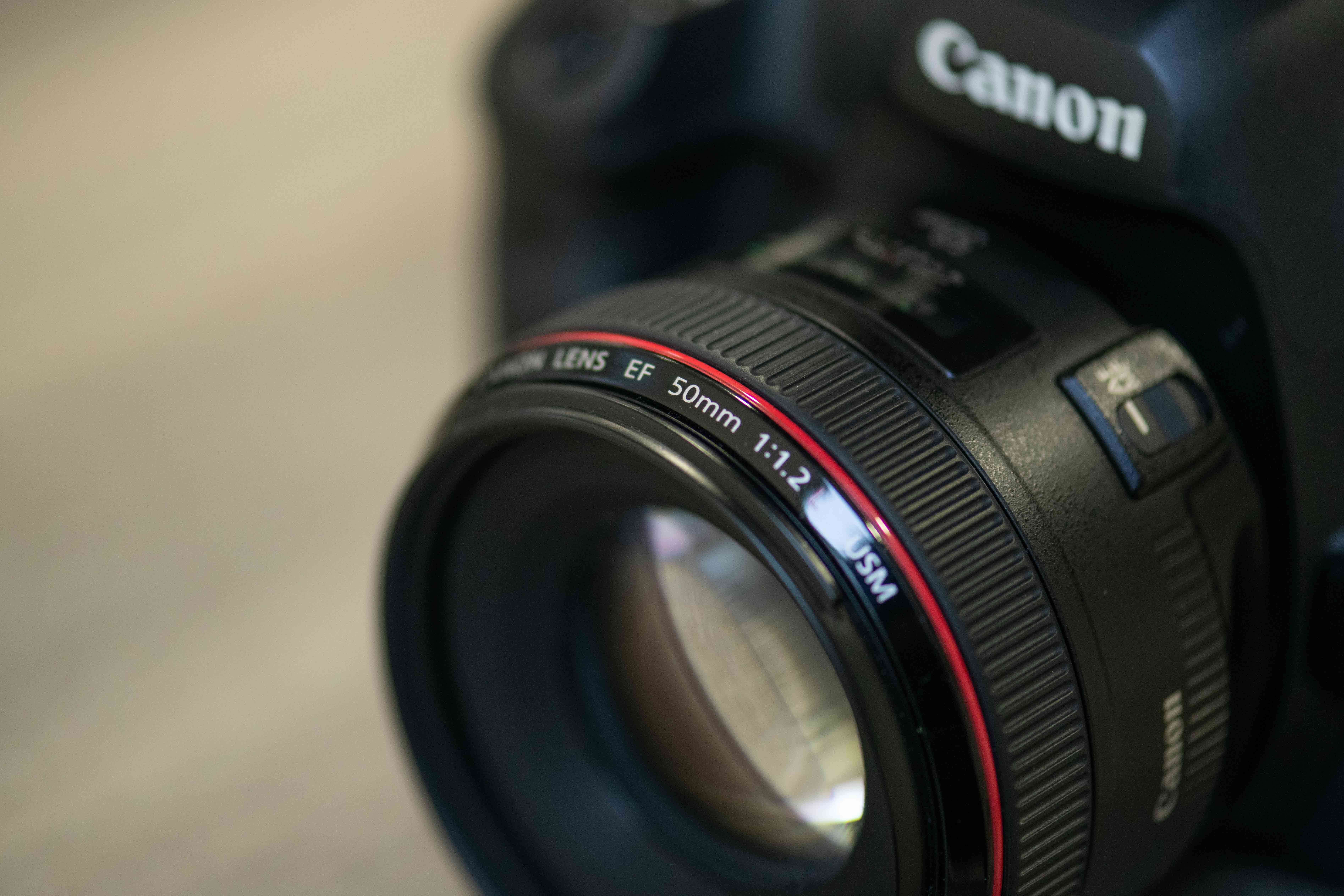 Canon EF 50mm f/1.2 L USM lens