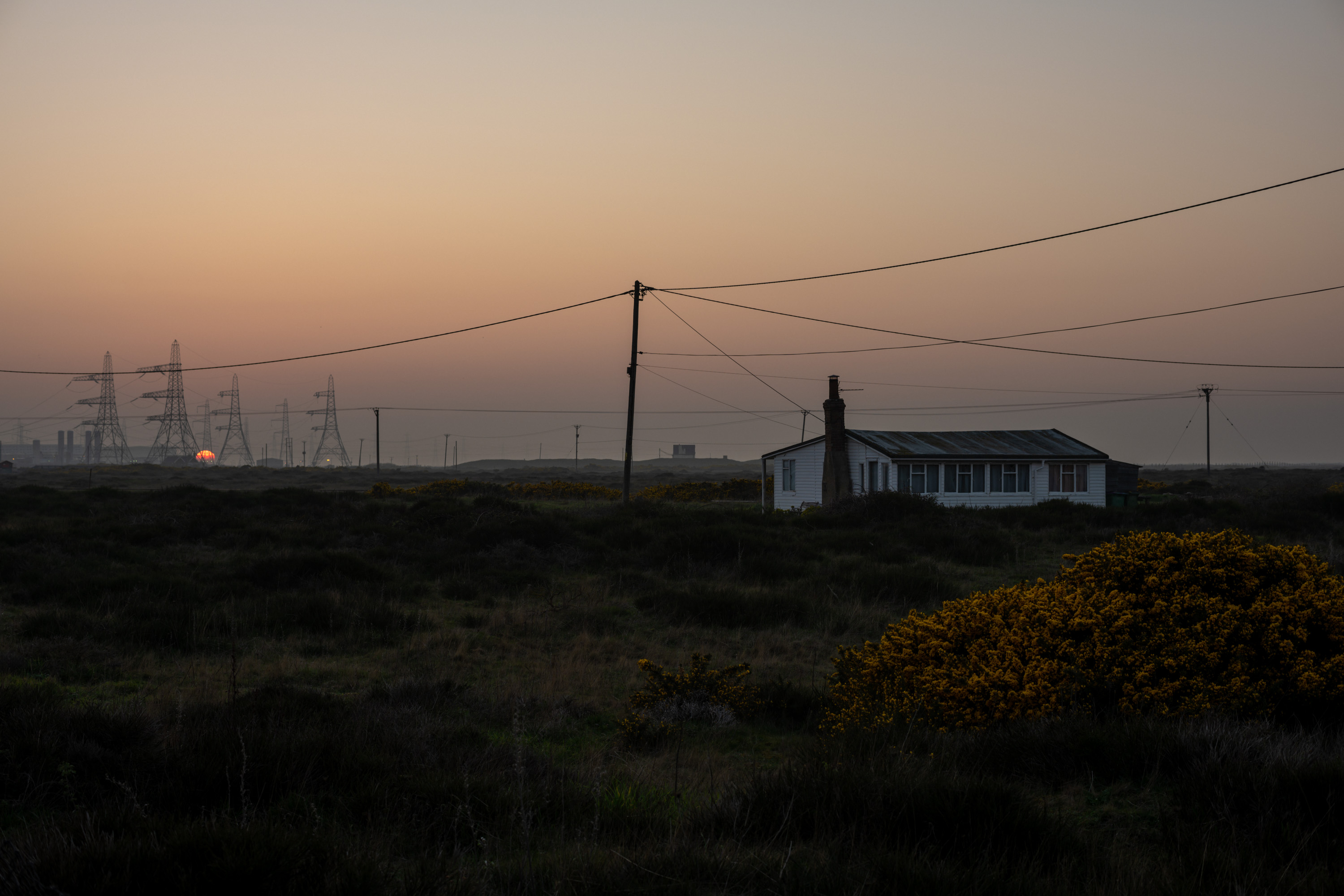 Photo taken in Dungeness at dusk