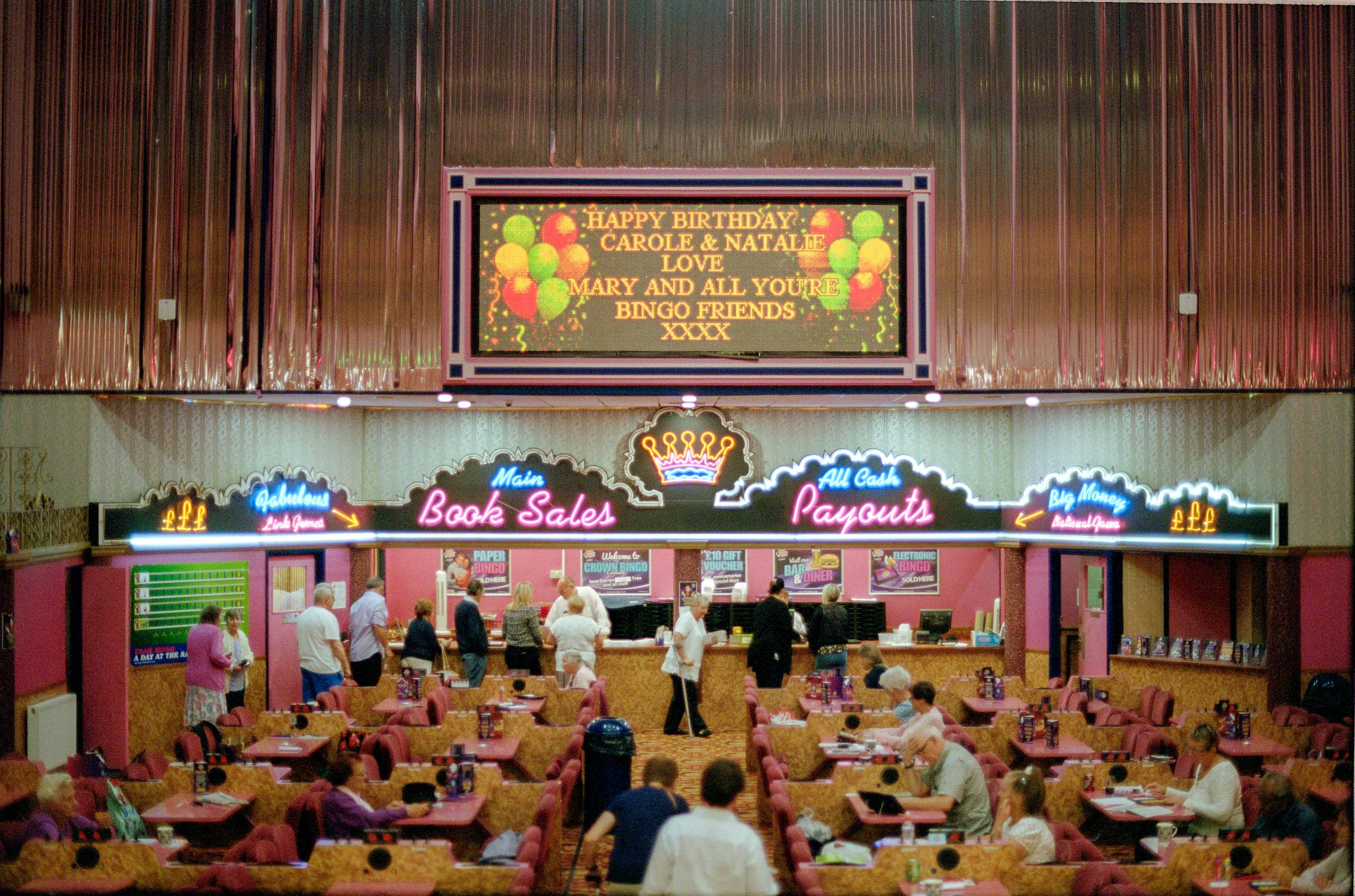 A British bingo hall