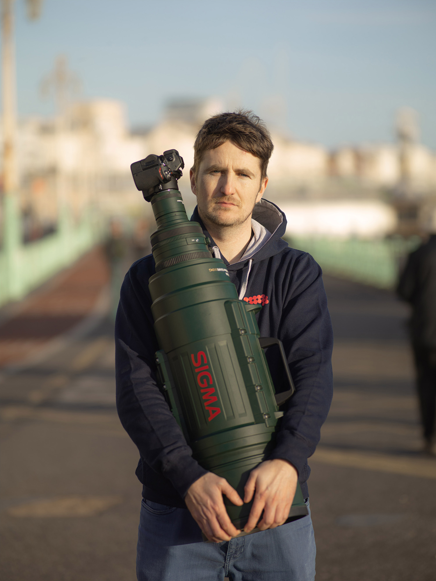 Fotograf Marc Read mit dem Sigma 200-500mm f/2.8 EX APO DG, 2x EX APO Telekonverter und Nikon Z7