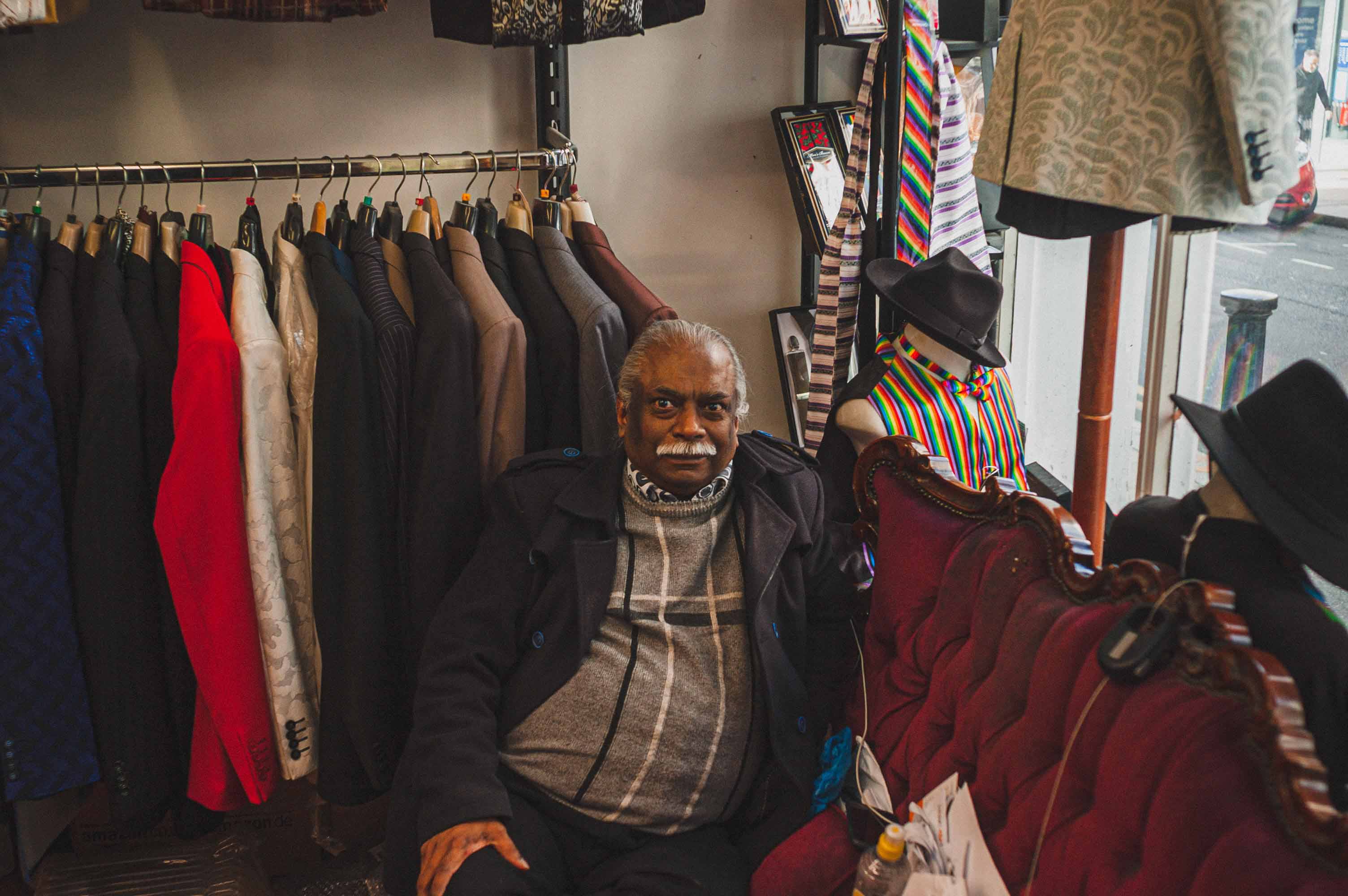An older gentleman sitting down shot with Epson R-D1