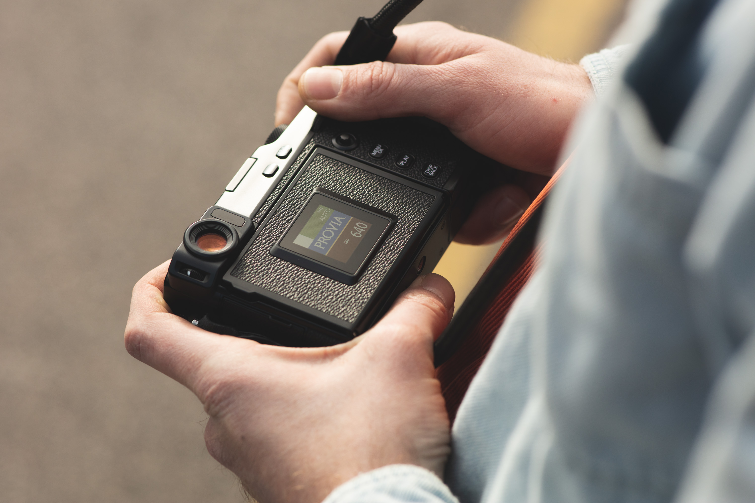 L'écran du Fujifilm  X-Pro 3