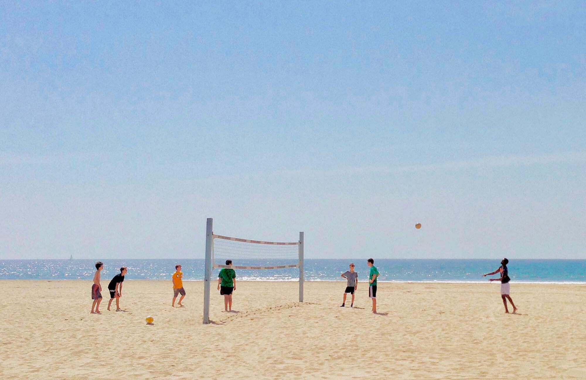 beach volleyball in the 70's