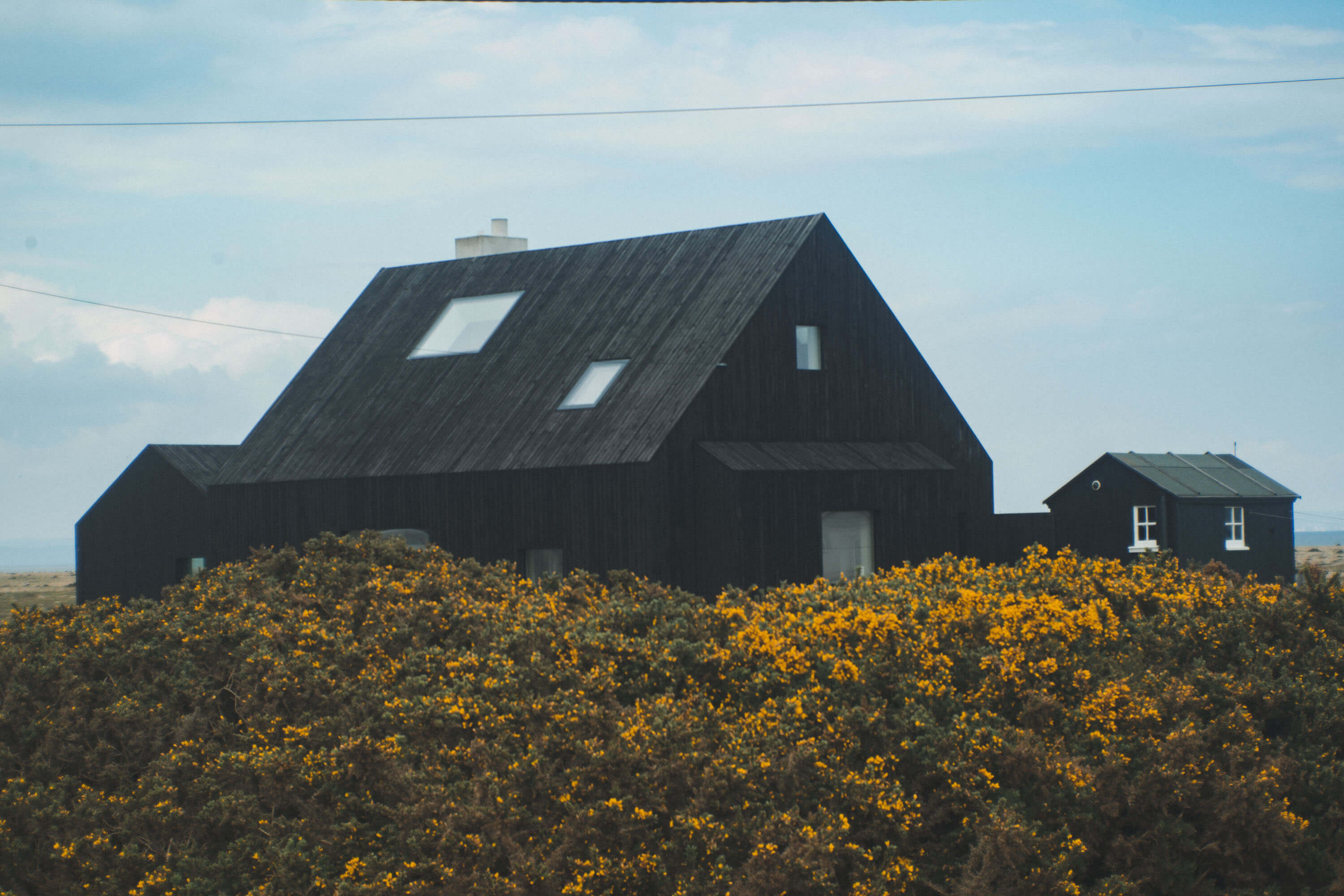 Barn House conversion shot with an old lens