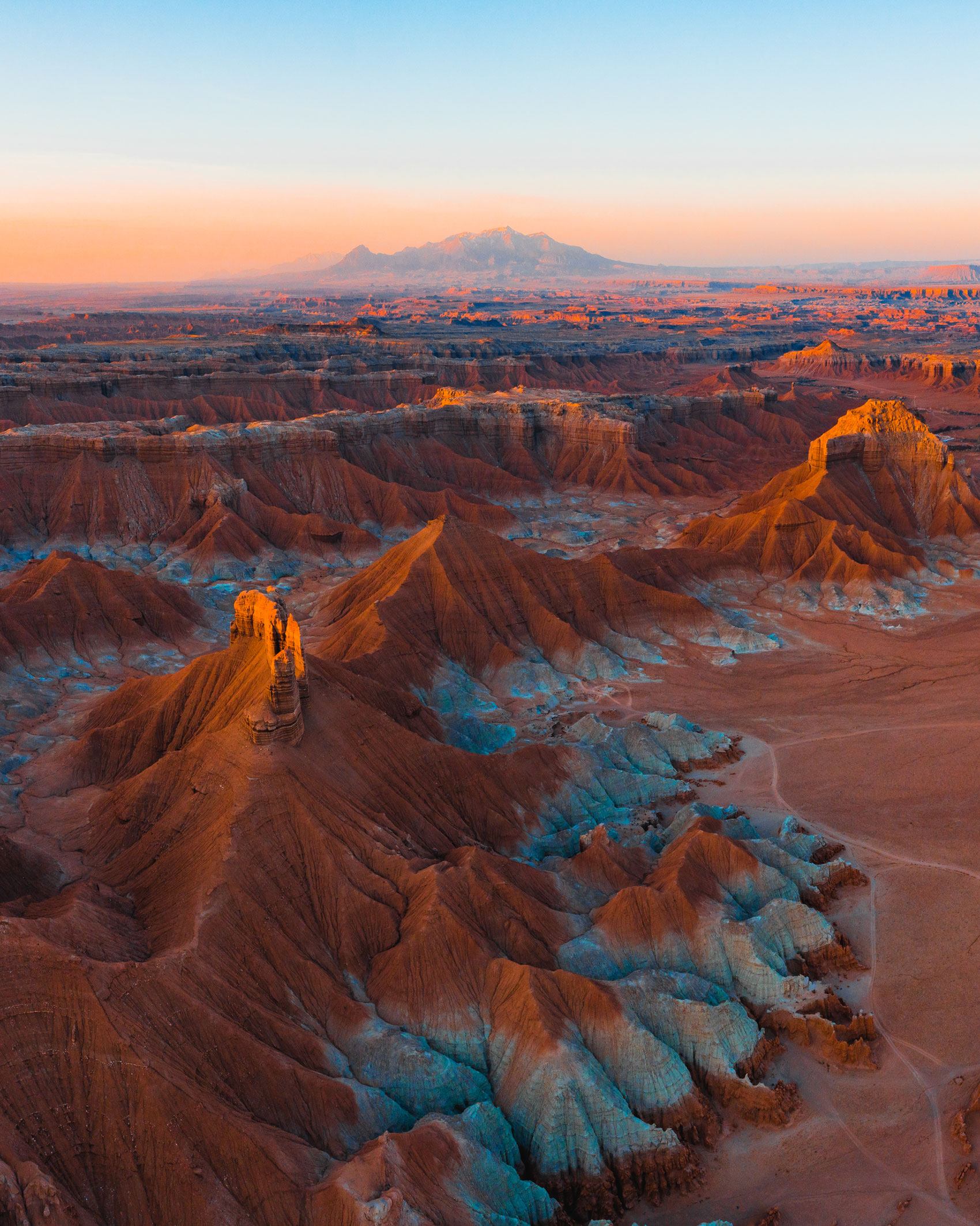 Atacama Desert at sunset