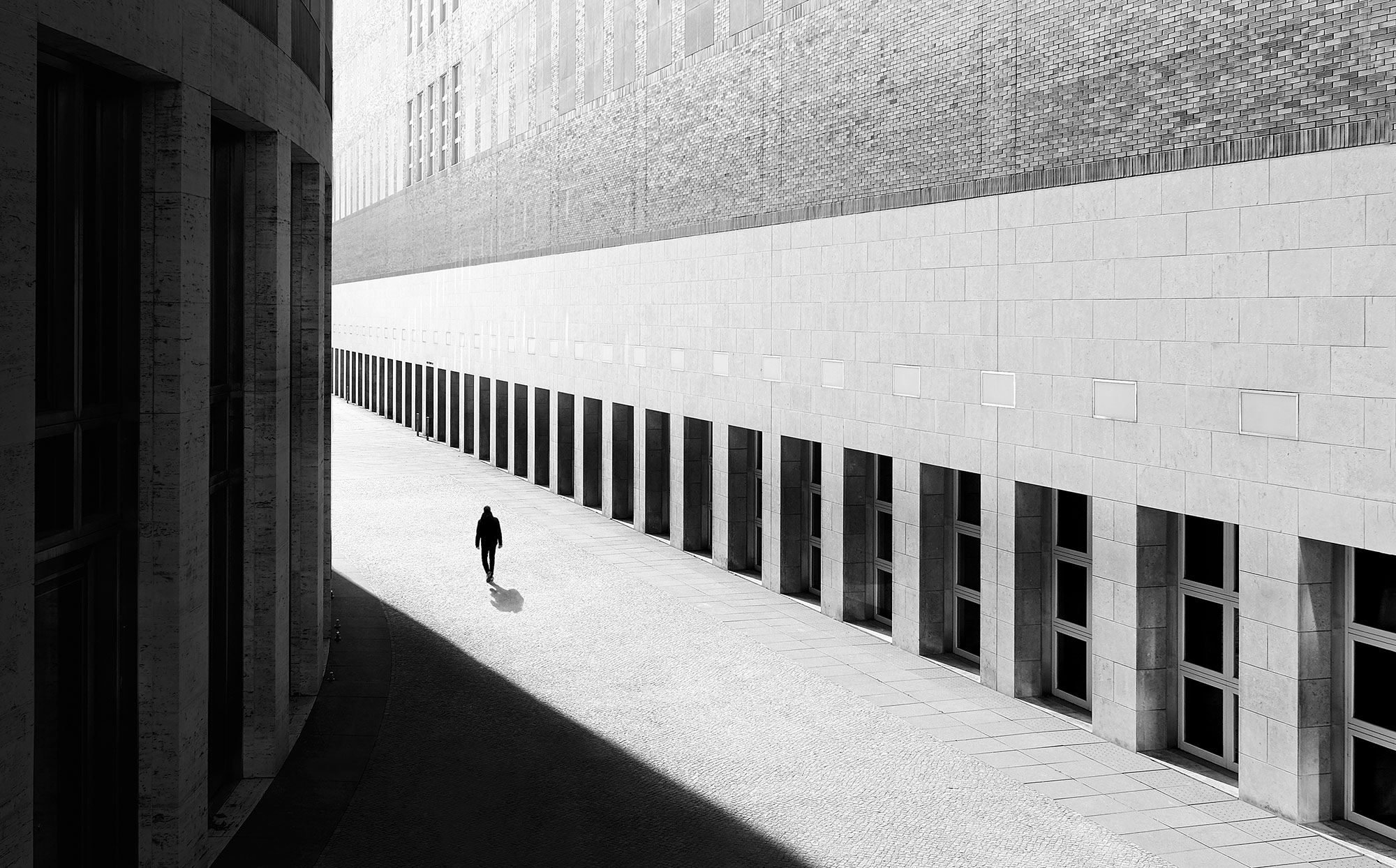 Schwarz-Weiß-Architektur