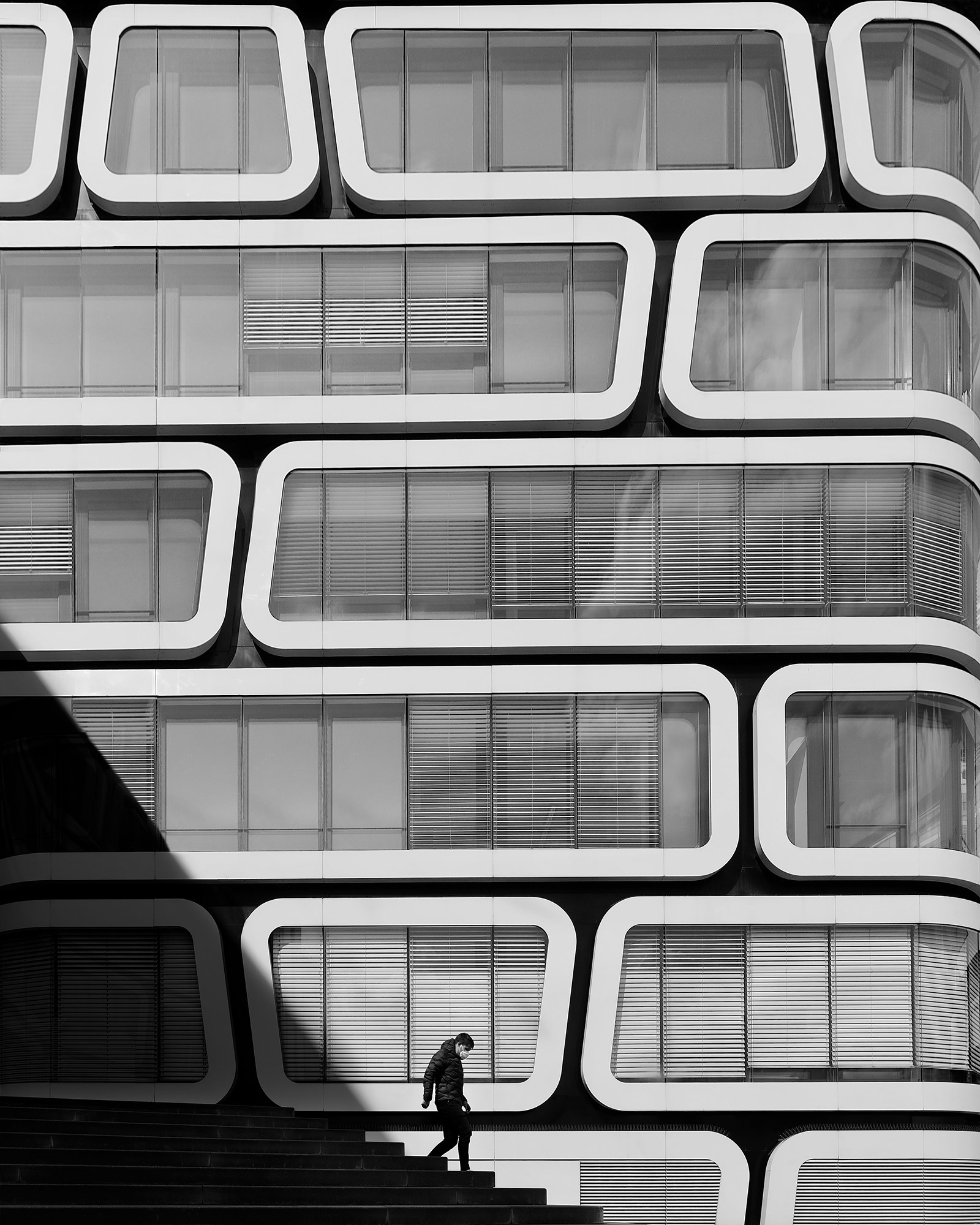 Schwarz-Weiß-Architektur