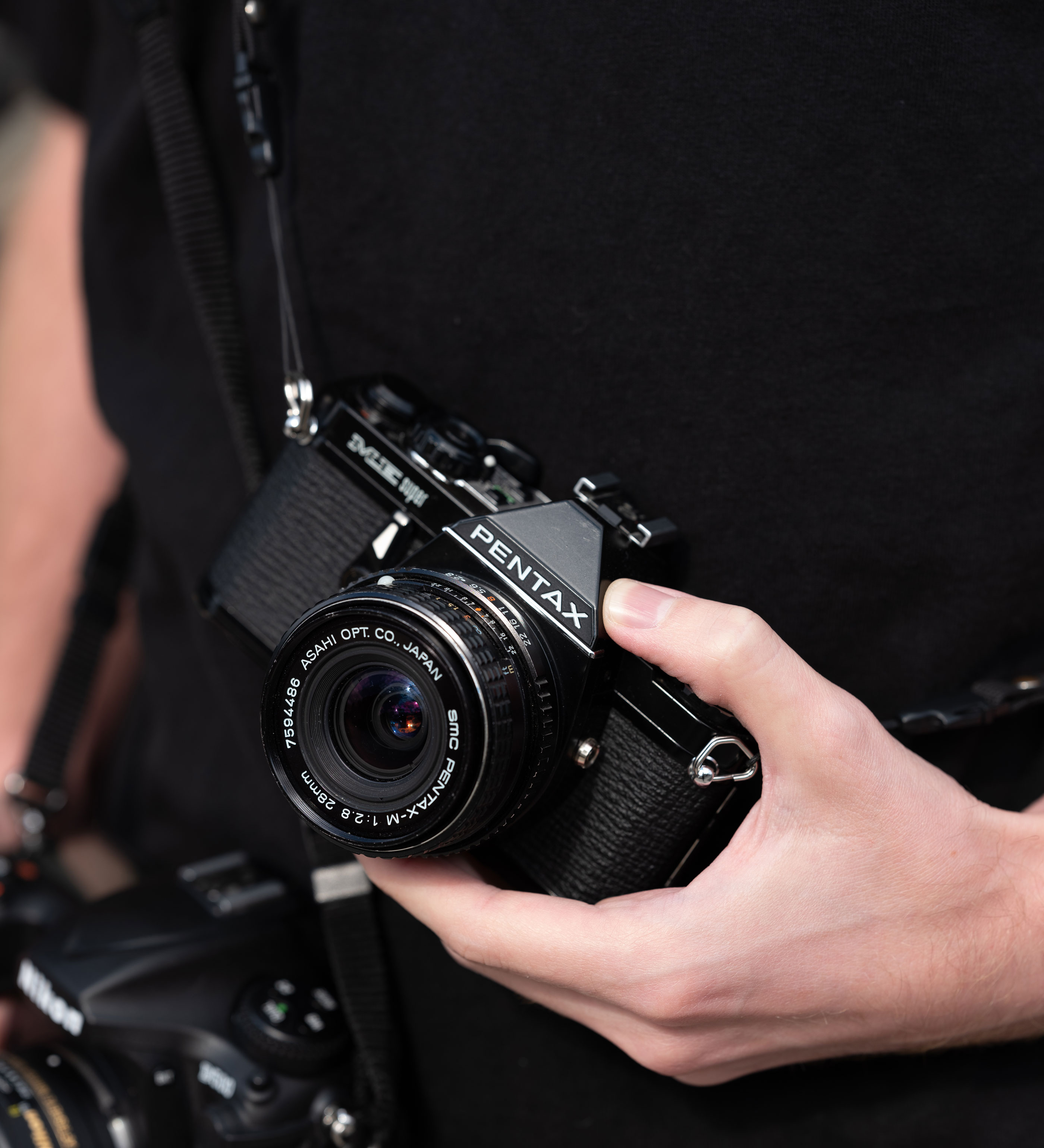 Pentax ME Super with 28mm f/2.8 lens