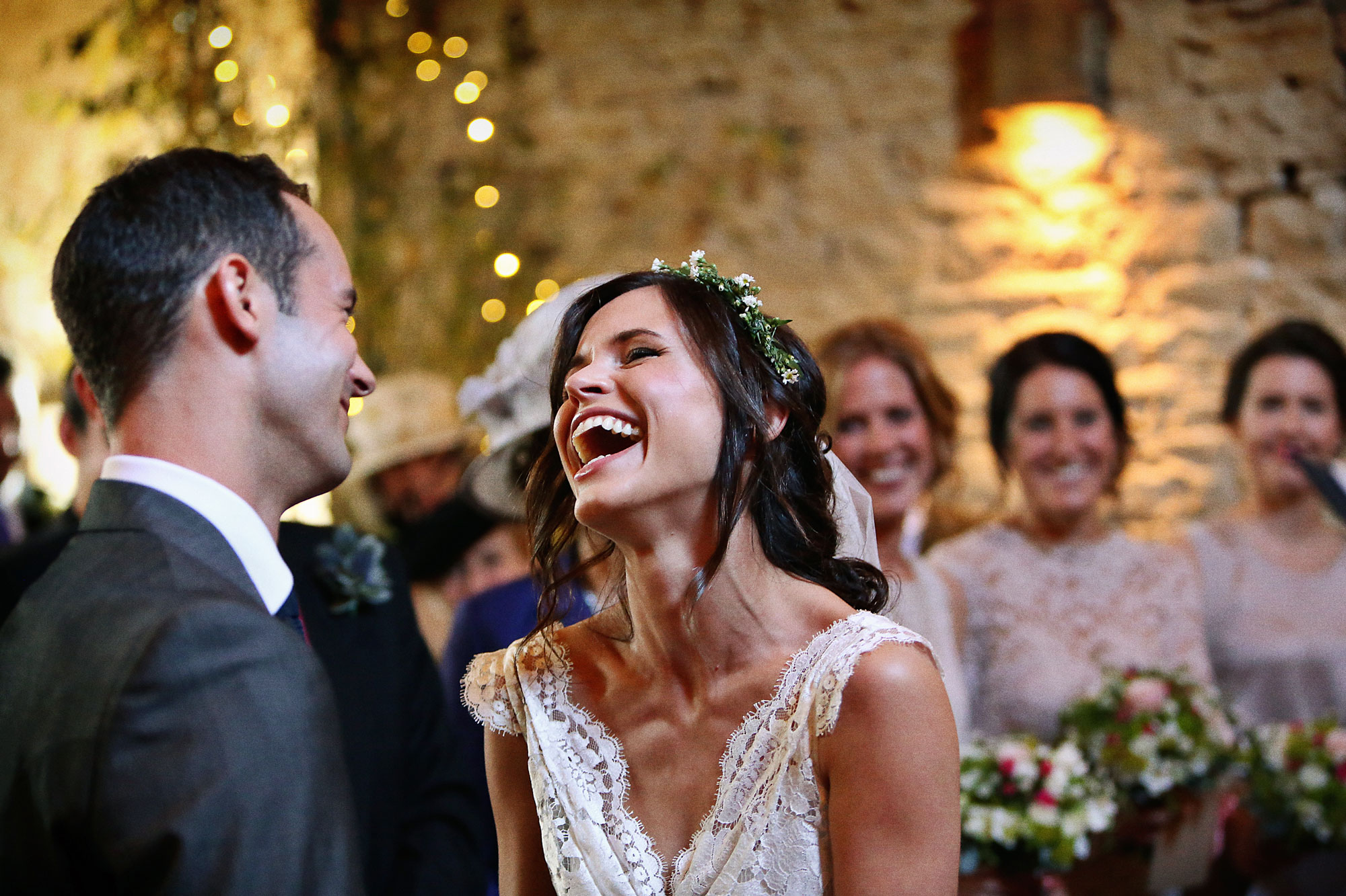 Wedding photography- couple laughing