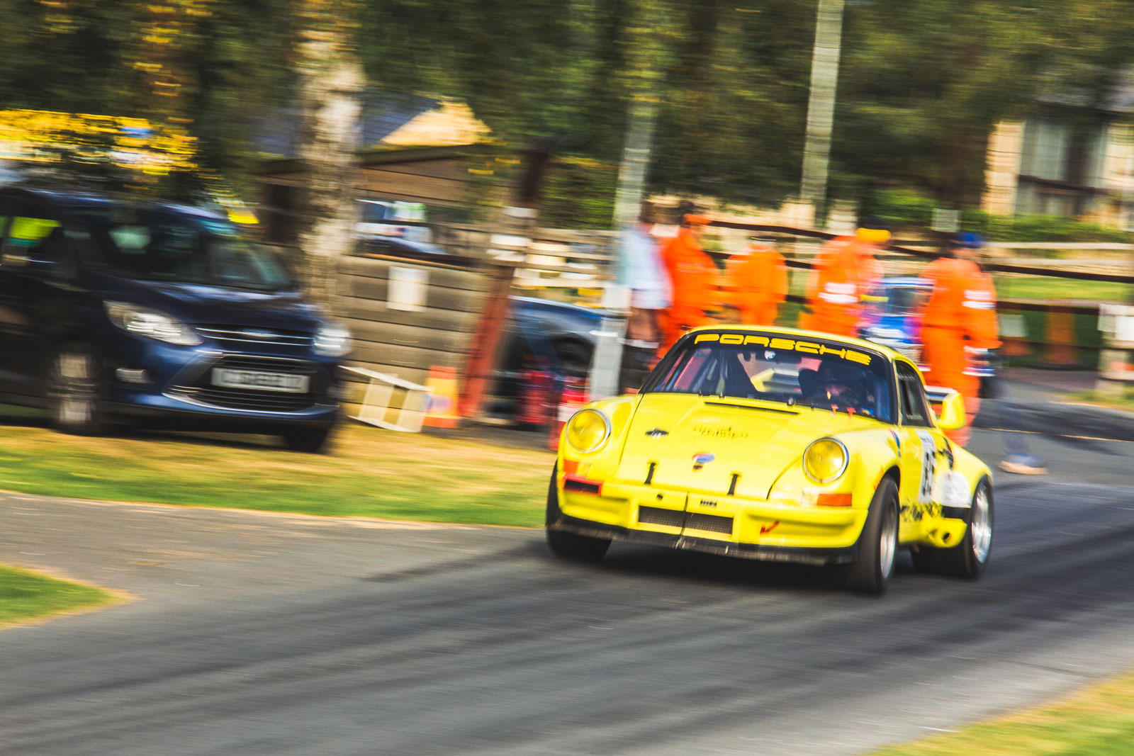 Porsche 911 Carrera RSR on a track