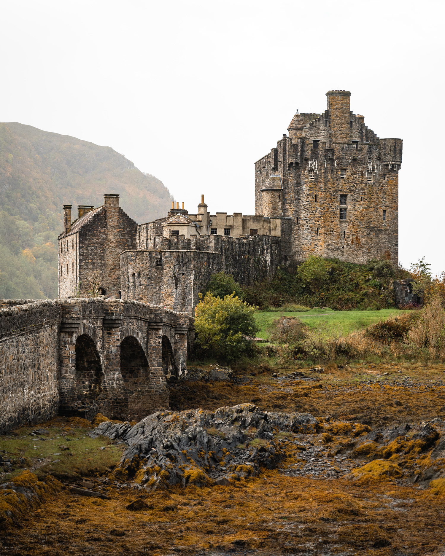 photo of an old manor house on a hill