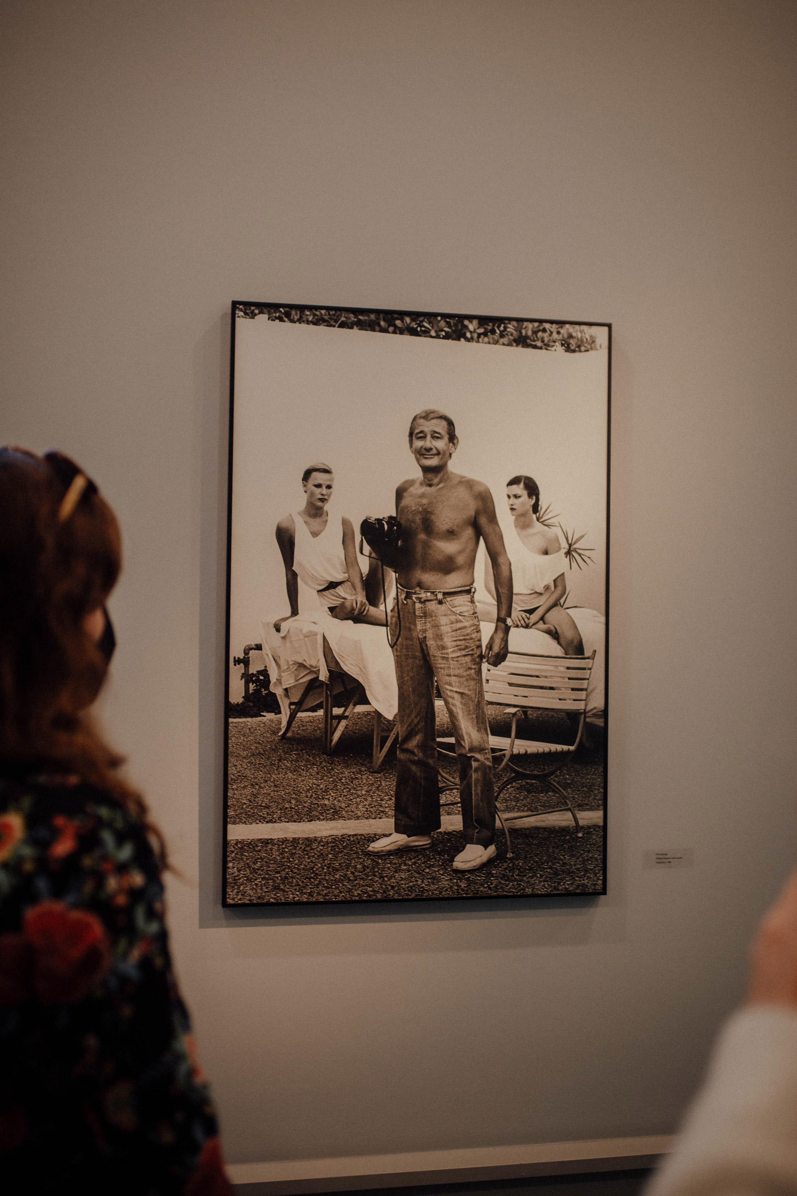 Photograph hanging in a gallery