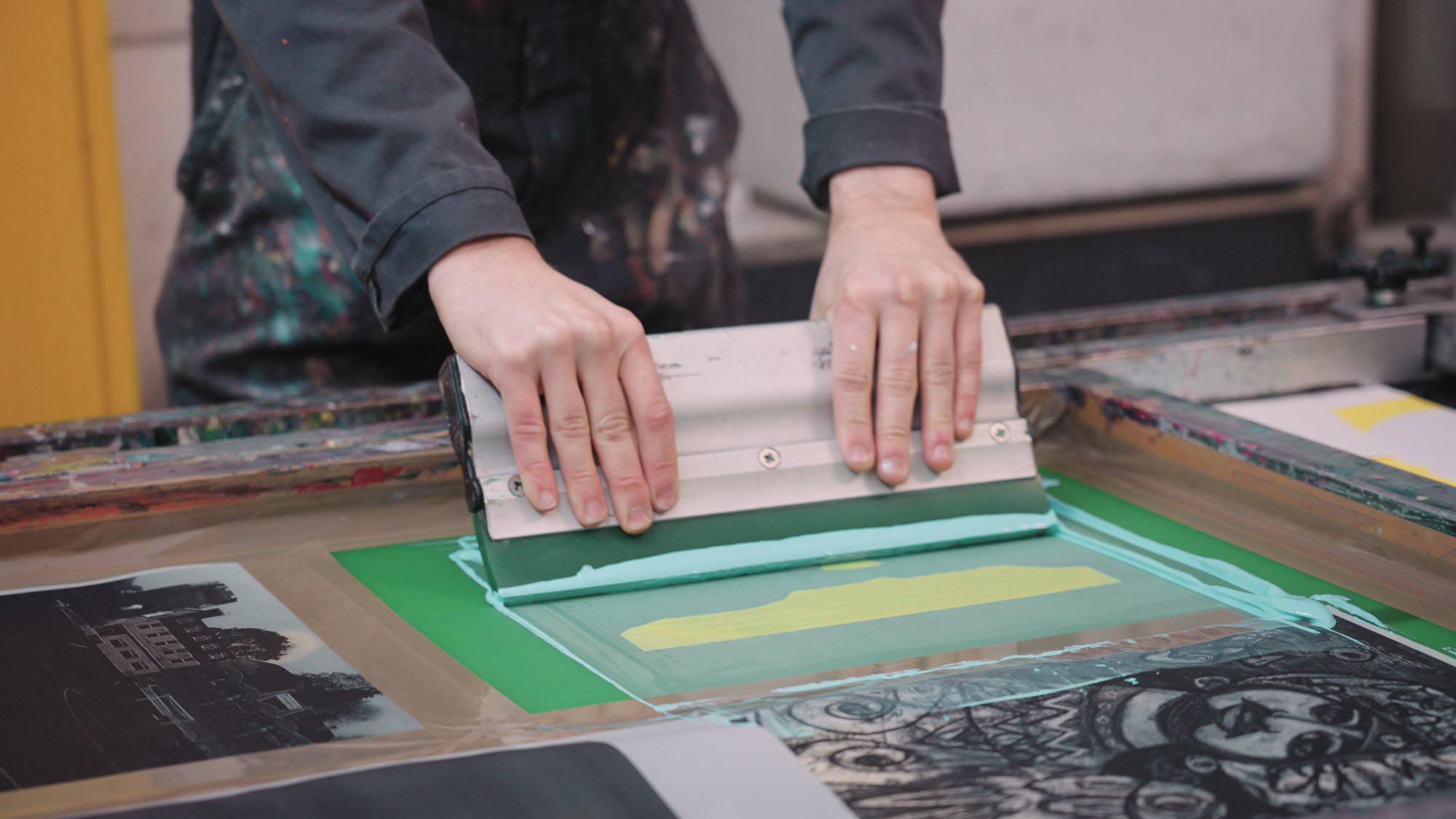 How to combine silkscreen printmaking & photography