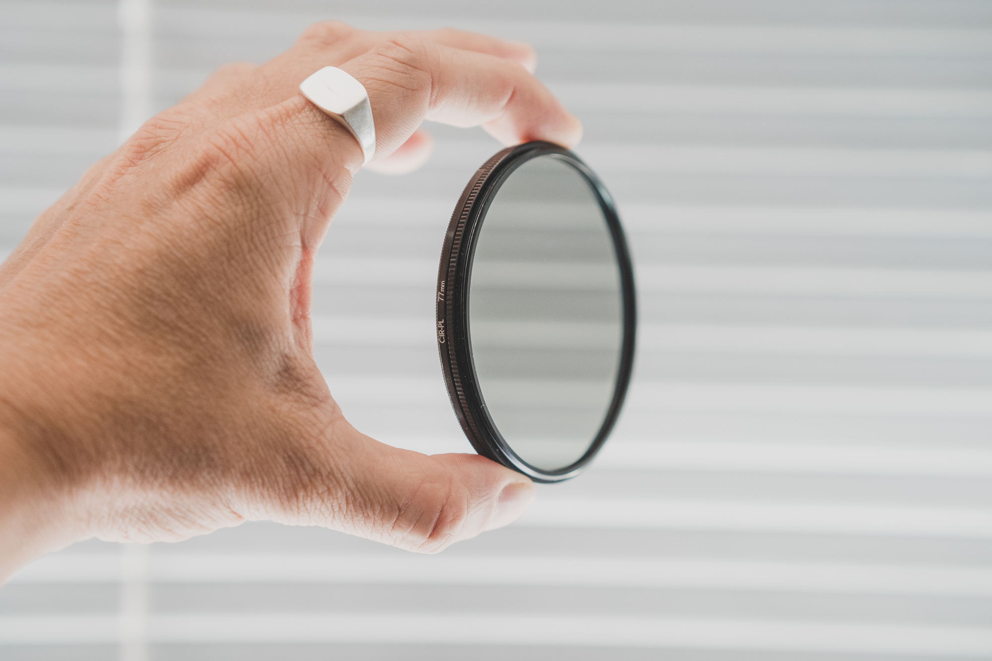 A circular polariser.