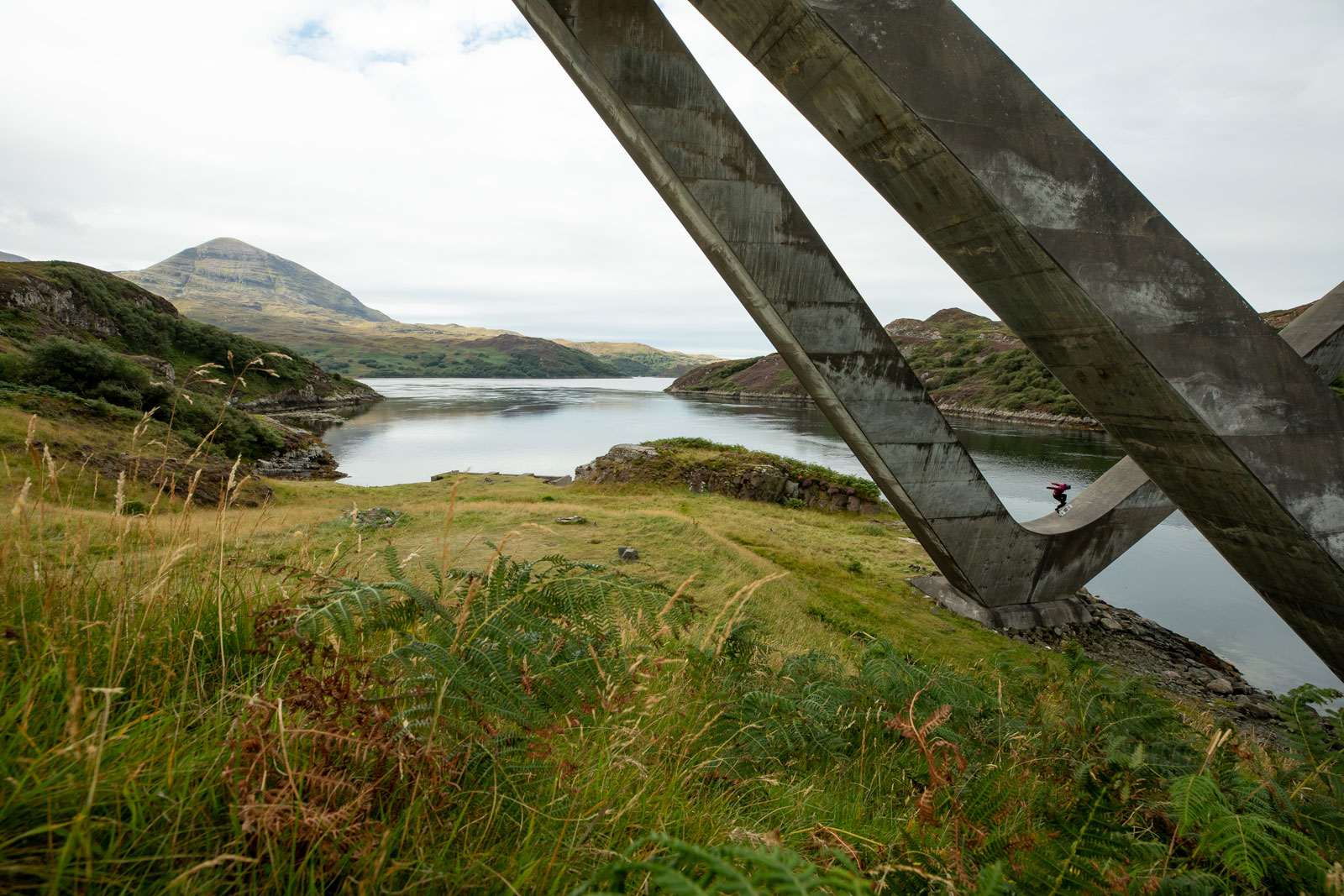 Paysage des Highlands écossais - "Bridging the Gap-To Balance is Trust" 2021, catégorie "Urban and Extreme", lauréat des World Sports Photography Awards.