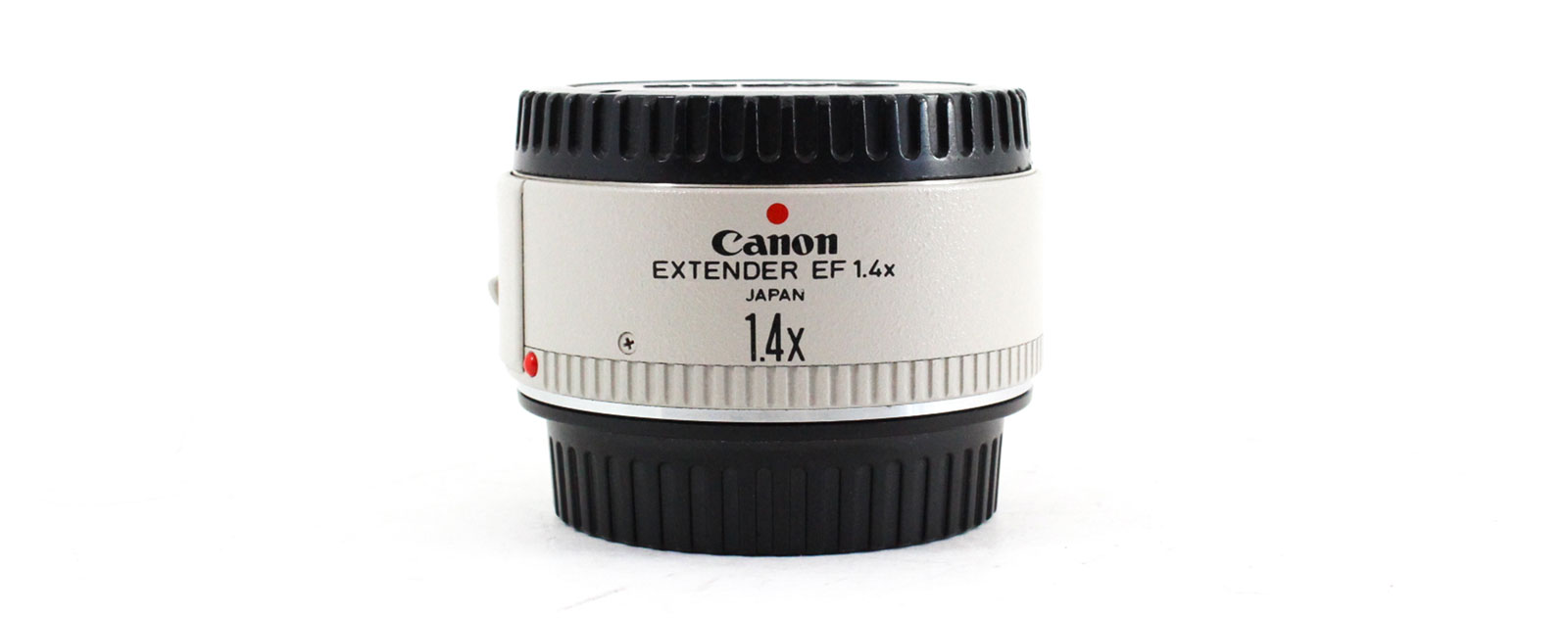 Un multiplicateur de focale Canon EF 1.4x sur fond blanc.