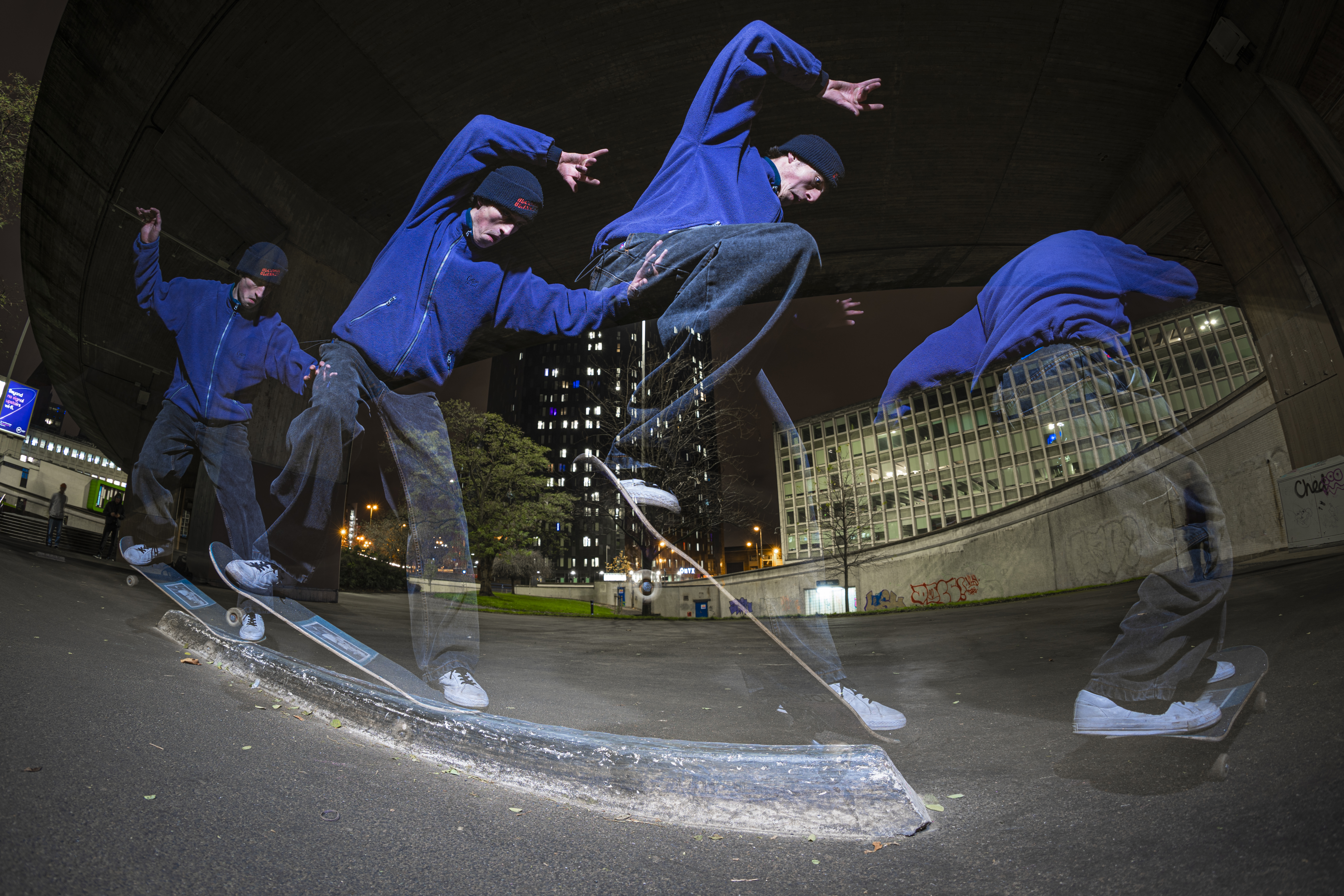 Skateboarder Alex Ramsell by photographer Rob Whiston 