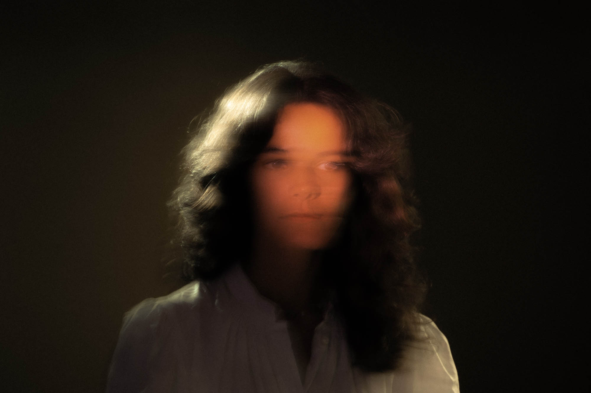 Portrait of Claudia Di Rito with motion blur. Shot on the Nikon D700 by Ian Howorth.