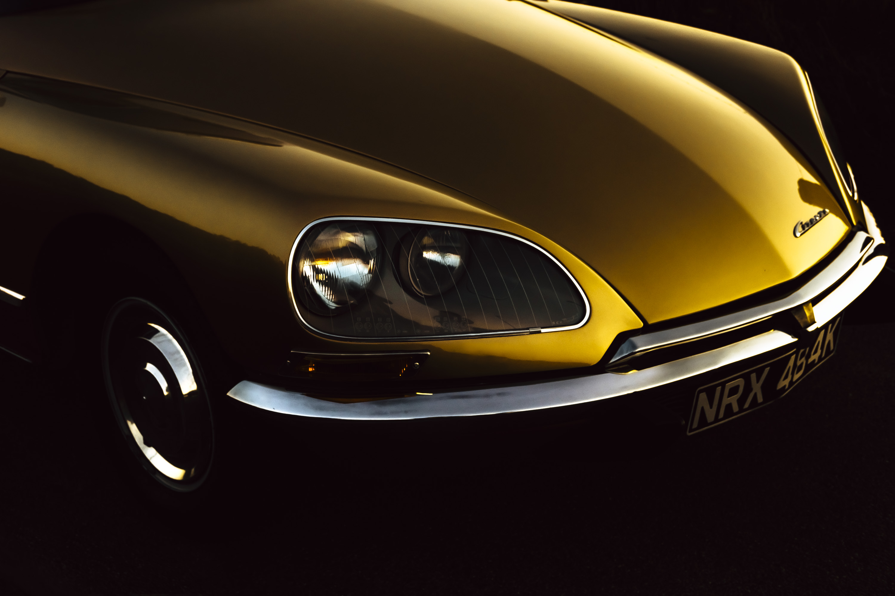 A classic vintage car in glorious gold. Shot on the X-Pro 3 by Ian Howorth.