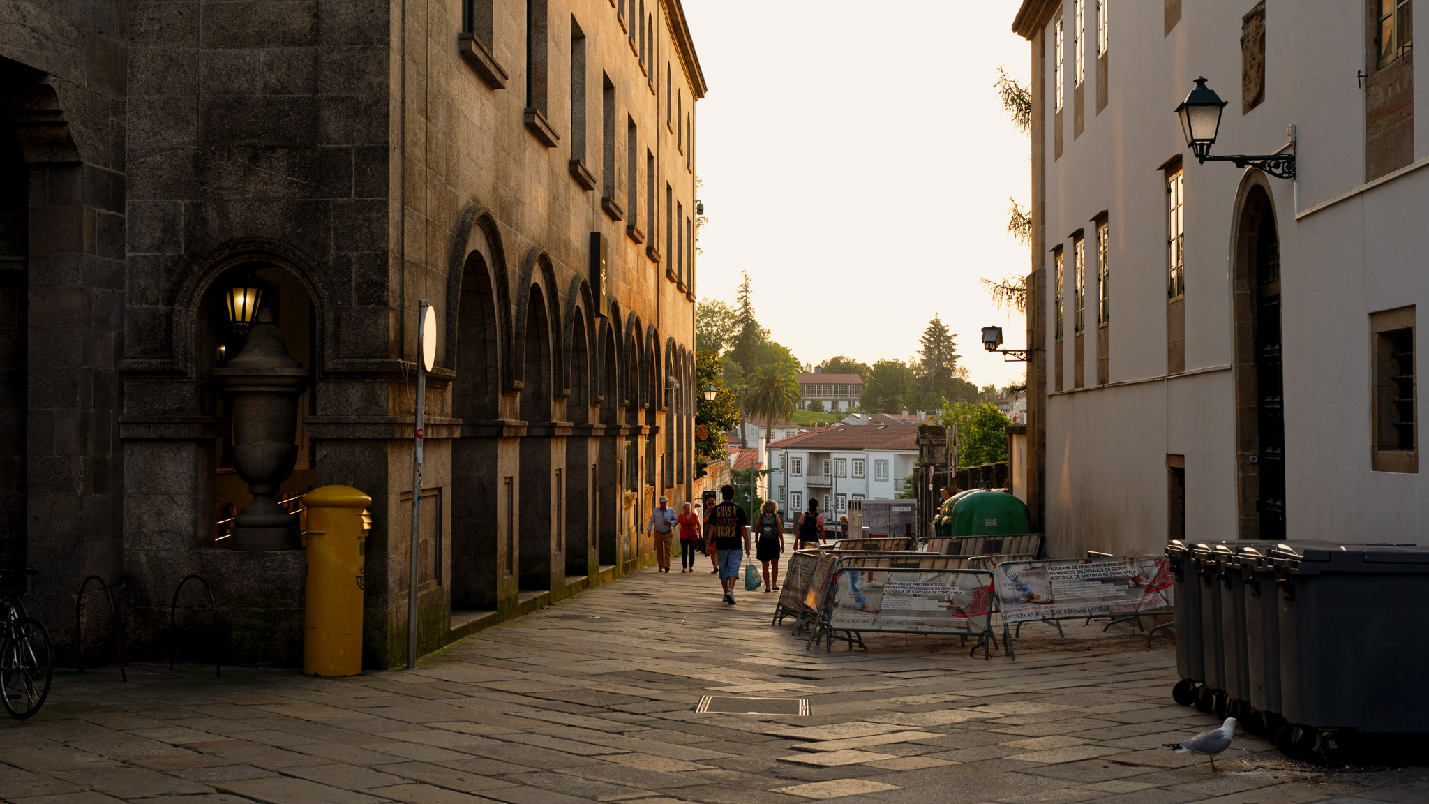 A frame grab from Sony A7C II showing a street at sunset. Taken by Connor Redmond on the Sony A7C II. 
