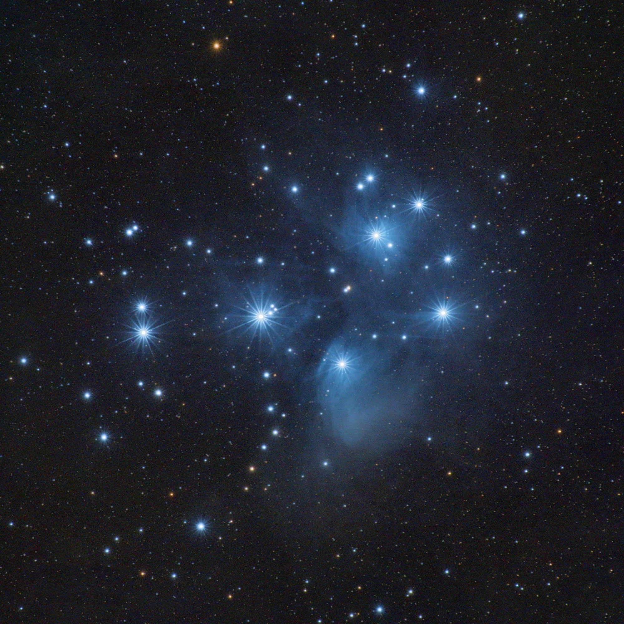 The Pleiades star cluster