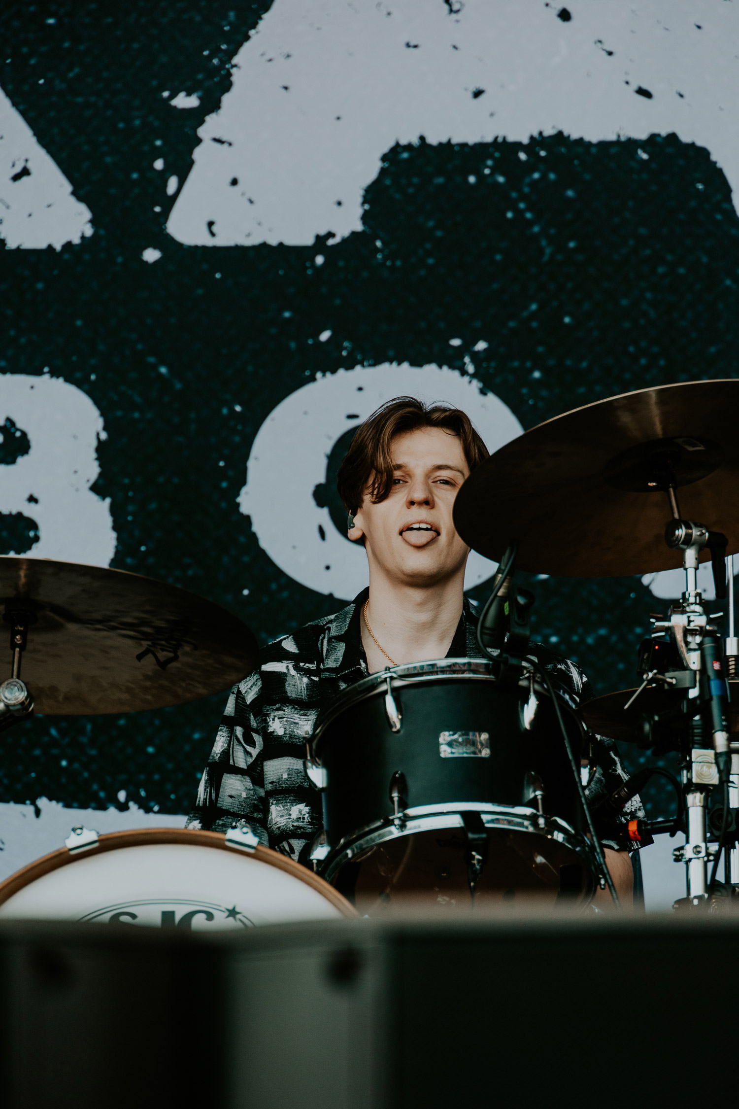 Trash Boat auf der Bühne beim Slam Dunk Festival, fotografiert von Emily Jade mit der Canon EOS R6.