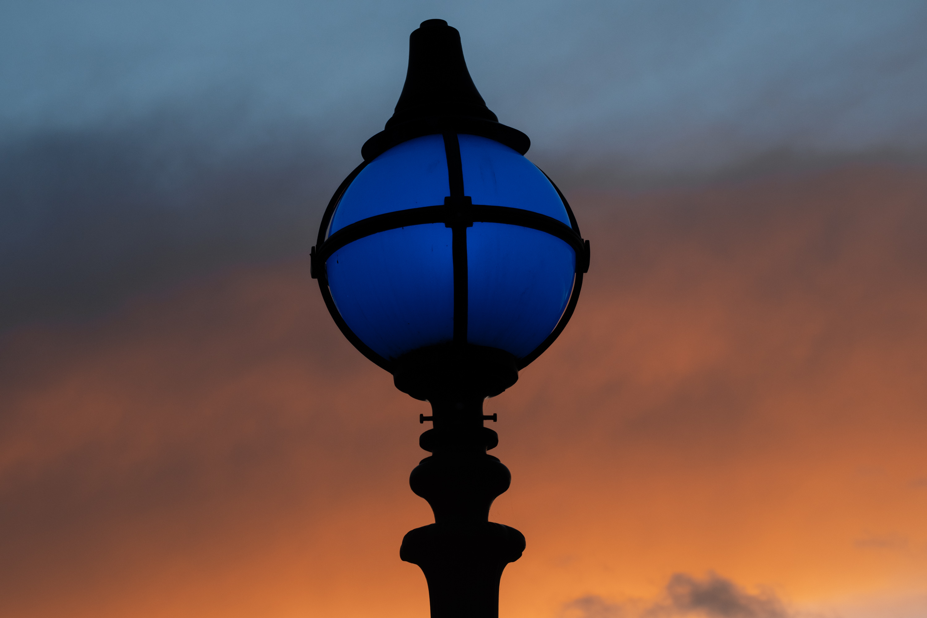 Fujifilm X-T5 : lampadaire et coucher de soleil