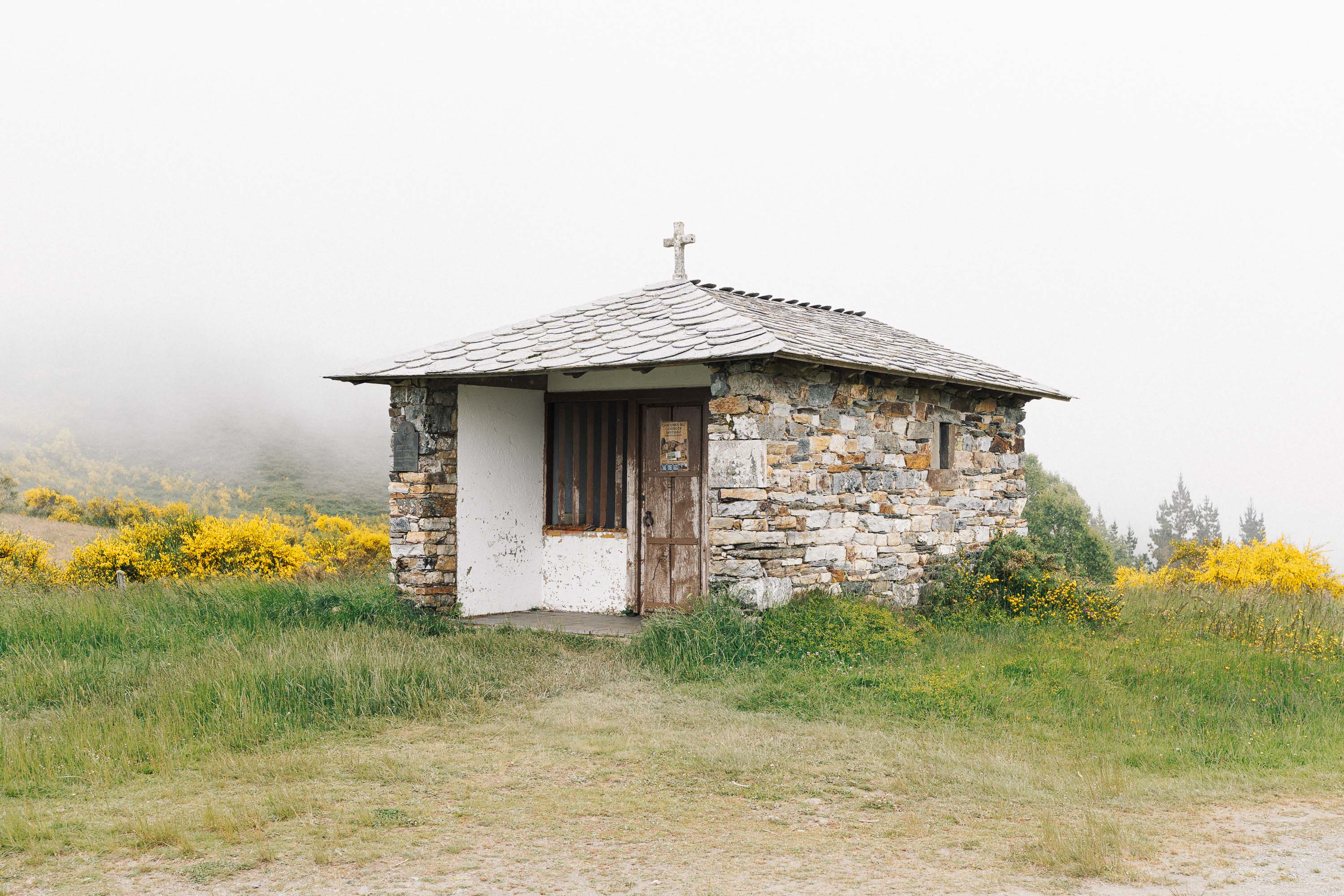 A small chapel on the Camino Primitivo in Galicia. Taken by Connor Redmond on the Sony A7C II. 

