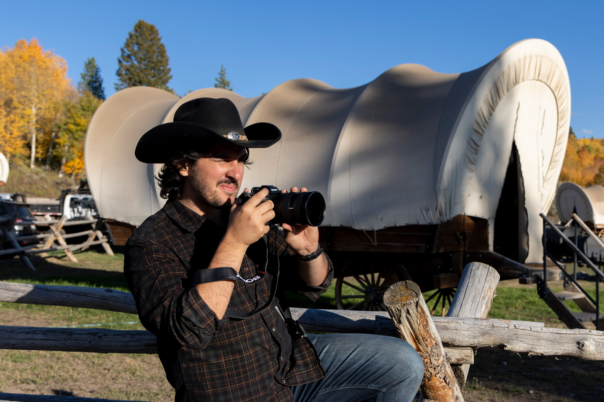 Justin Patricolo with the Sony A1 II in Yellowstone