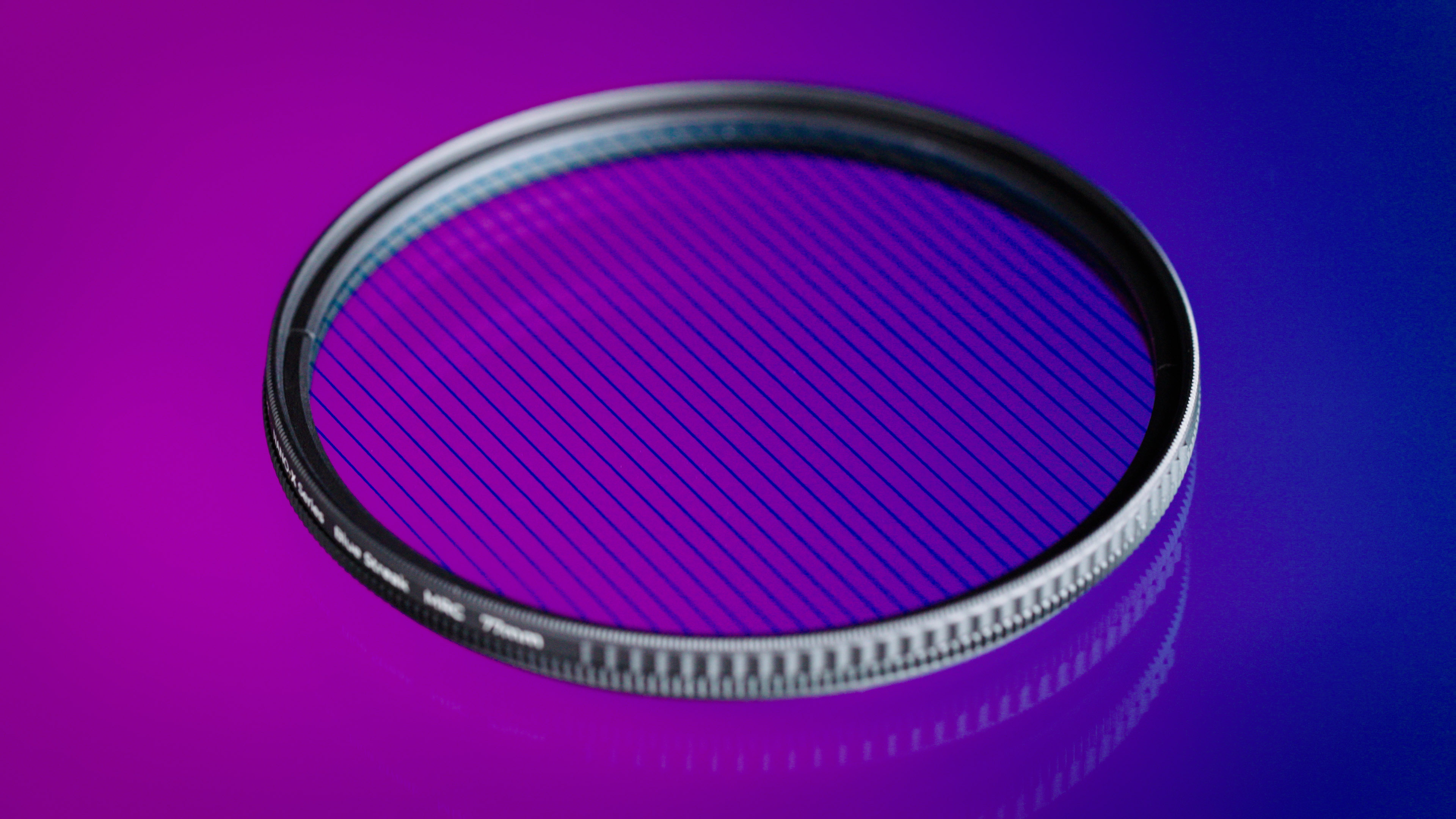 Blue streak lens filter