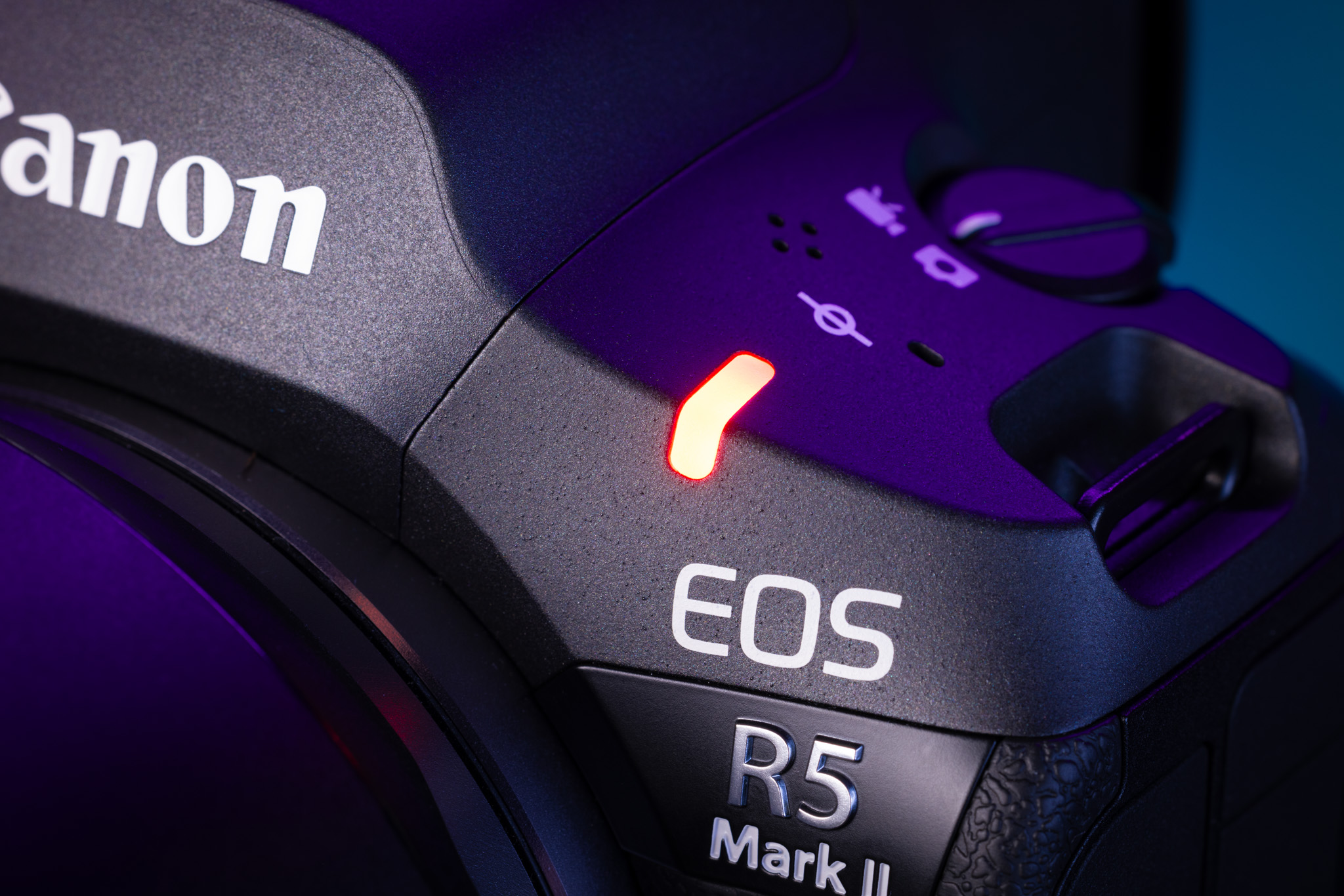 Canon EOS R5 Mark II statuslampje