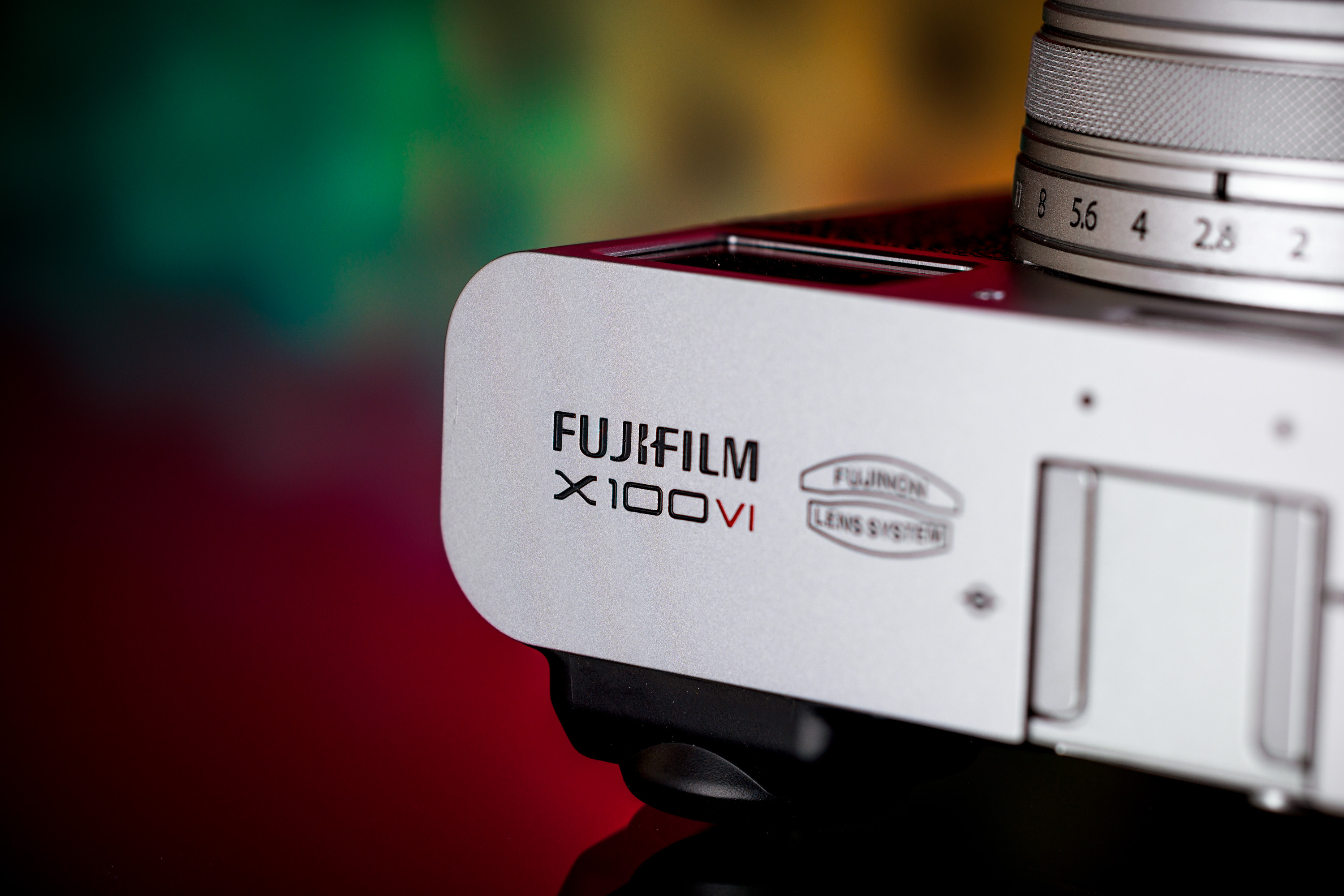 Close-up of the Fujifilm X100 VI