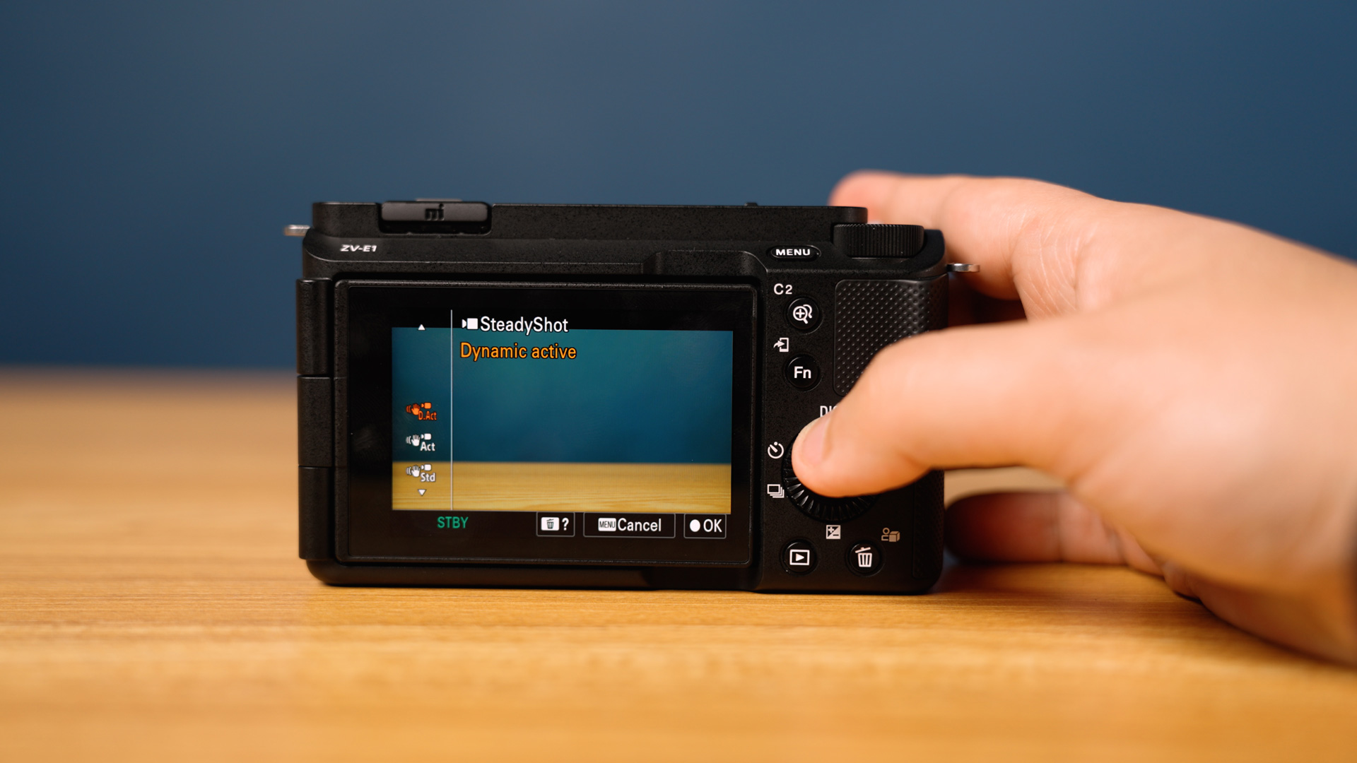 Dynamic active mode on Sony ZV-E1