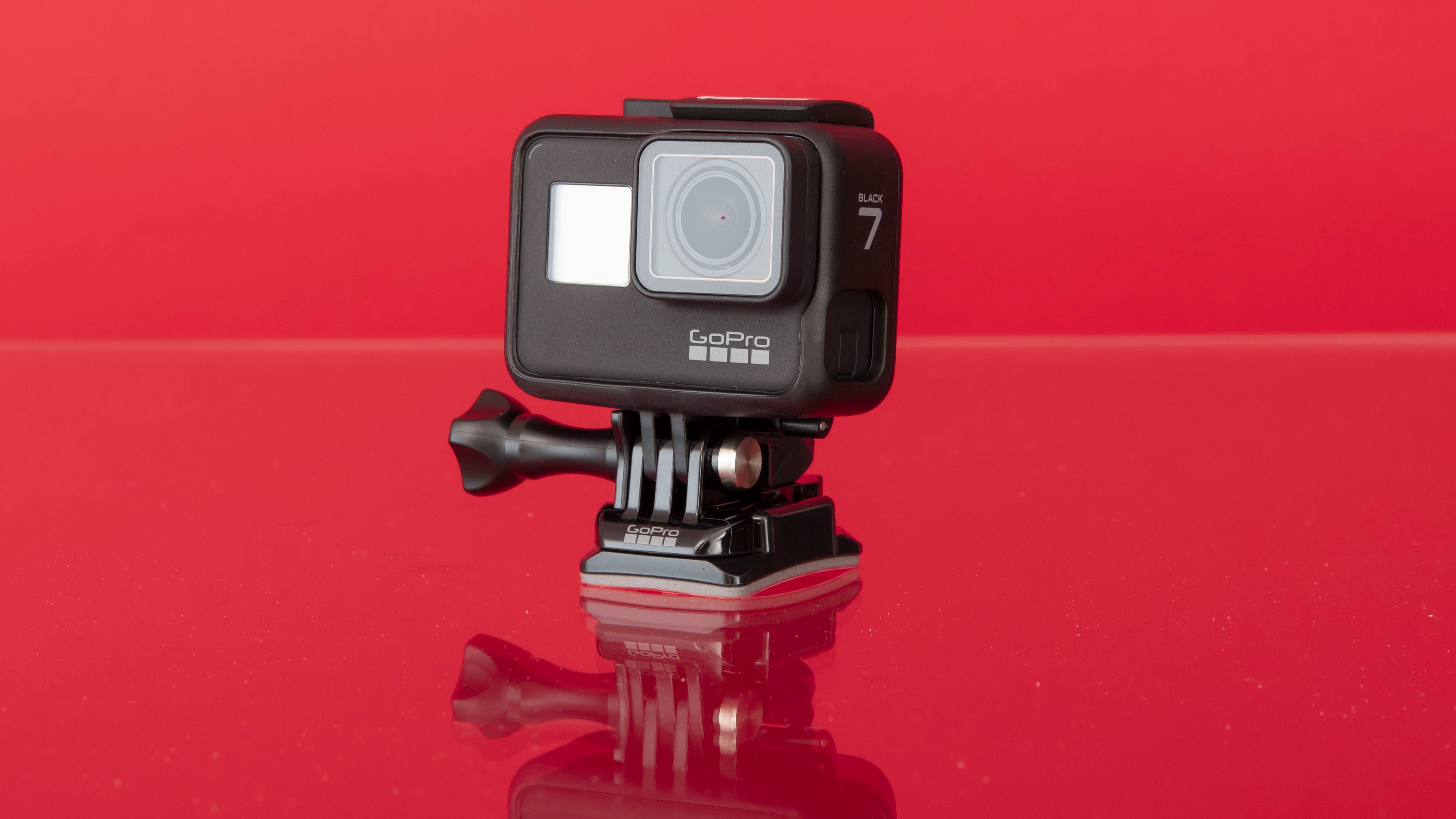 GoPro Hero 7 on red