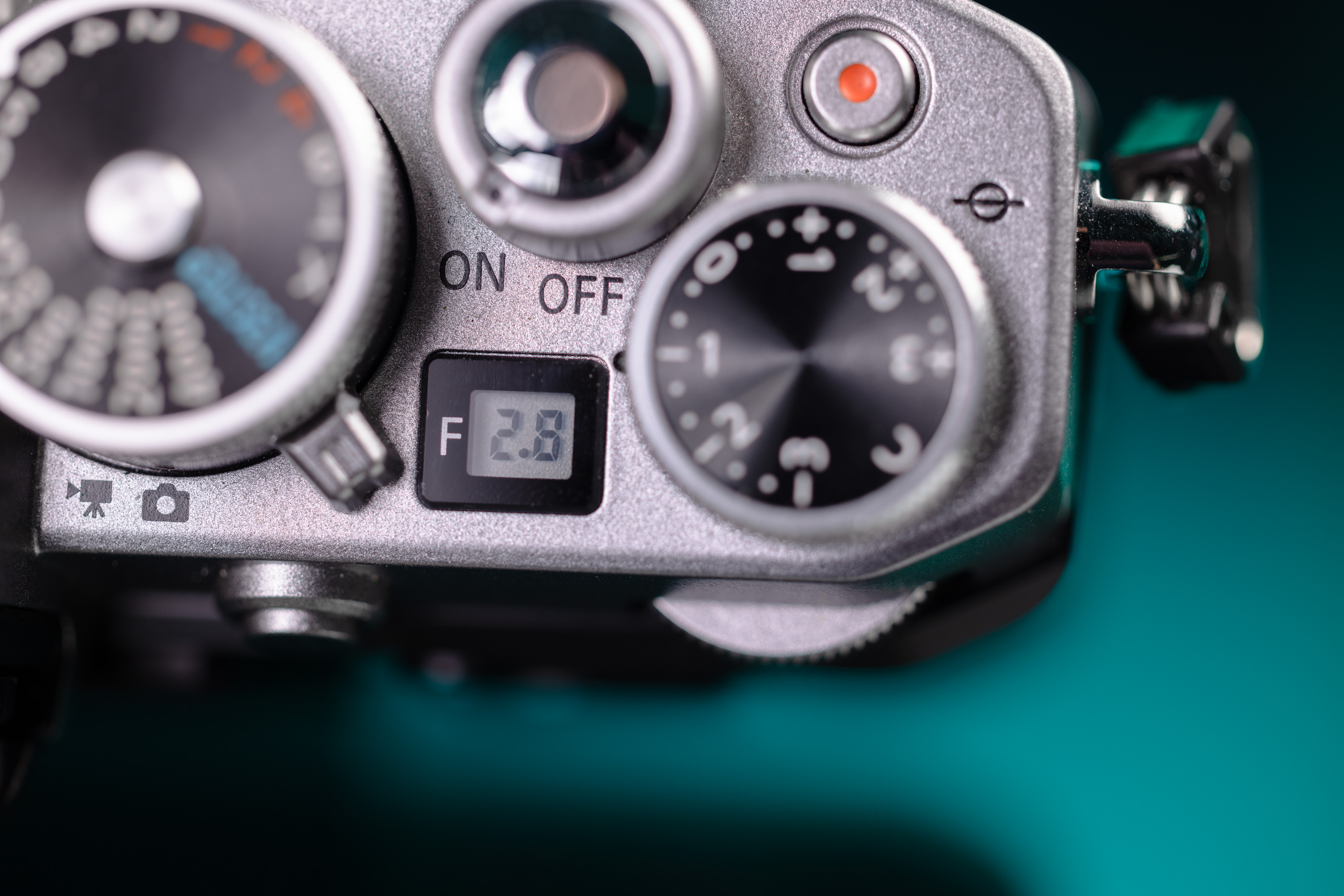 Close up of the Nikon Zfc mode dials