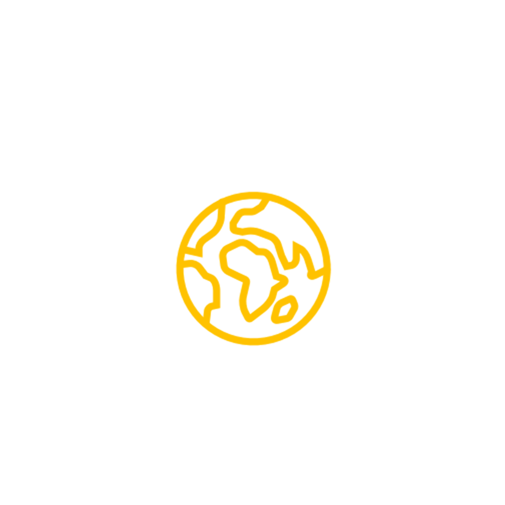 Camera with world, icon, 1x1 centred