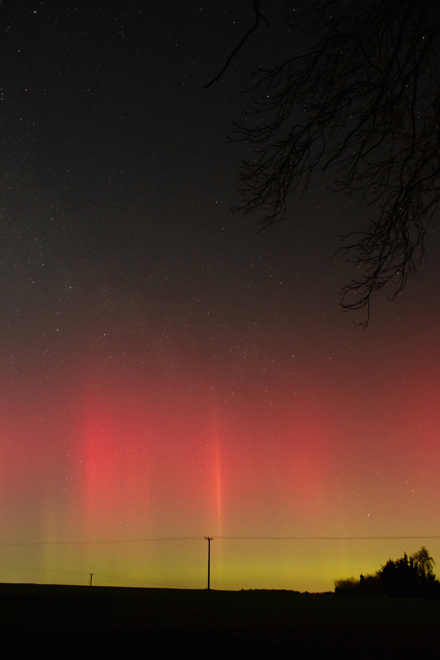 The Aurora Borealis and Milky Way portrait