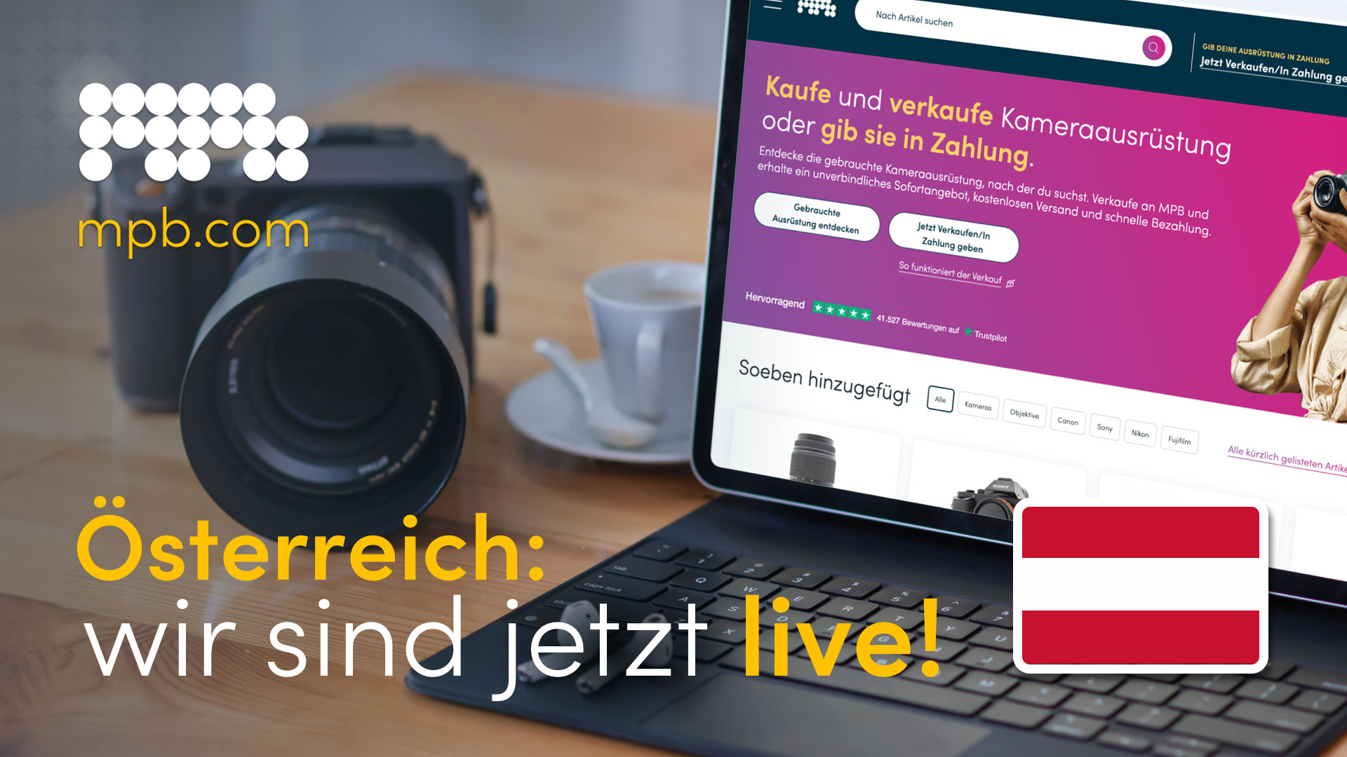 MPB geht in Österreich an den Start und setzt damit seine internationale Expansion for