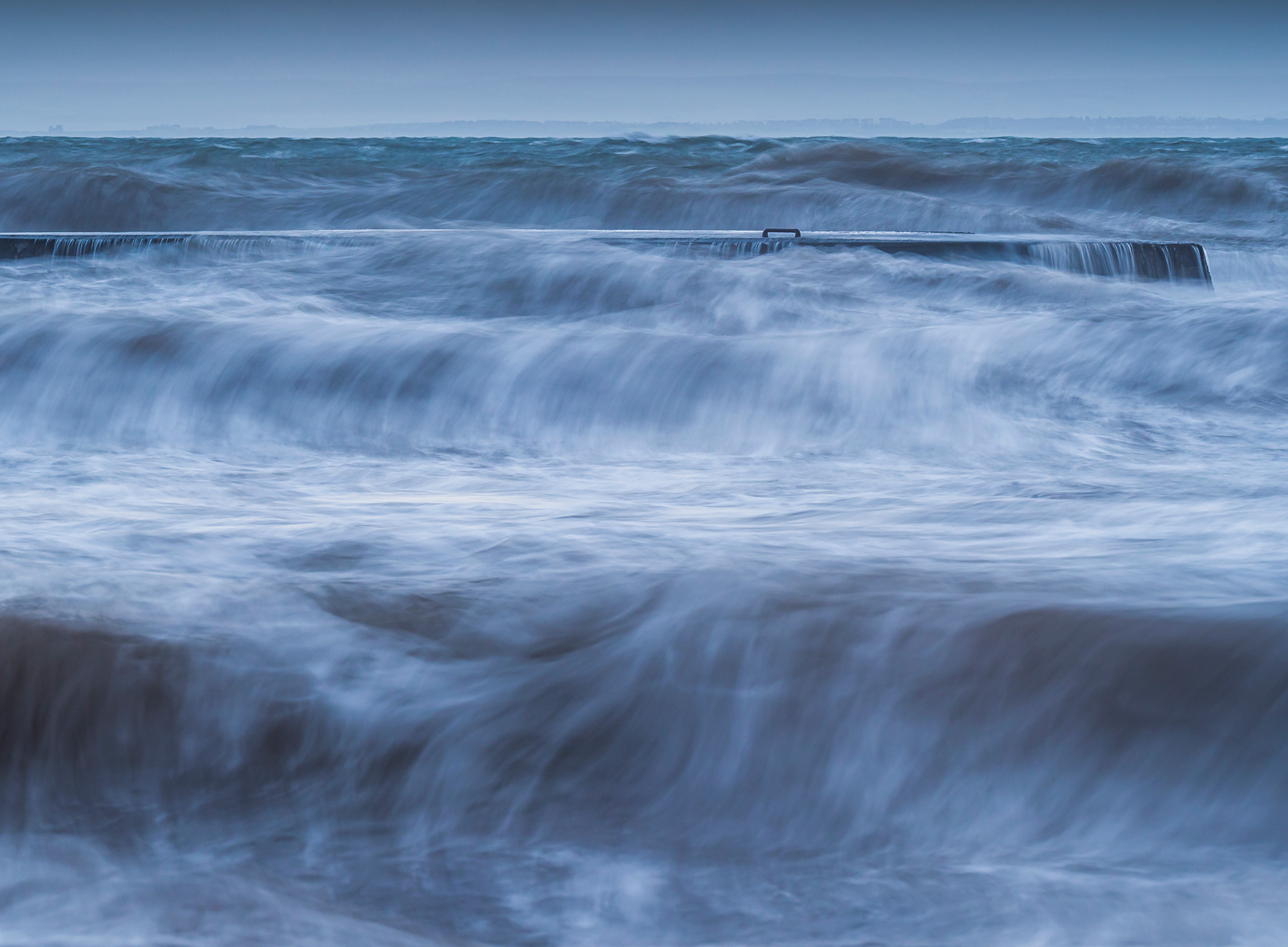 Waves crashing on the St Monans coast shot by Scott Jessiman with a Nikon Z6 II