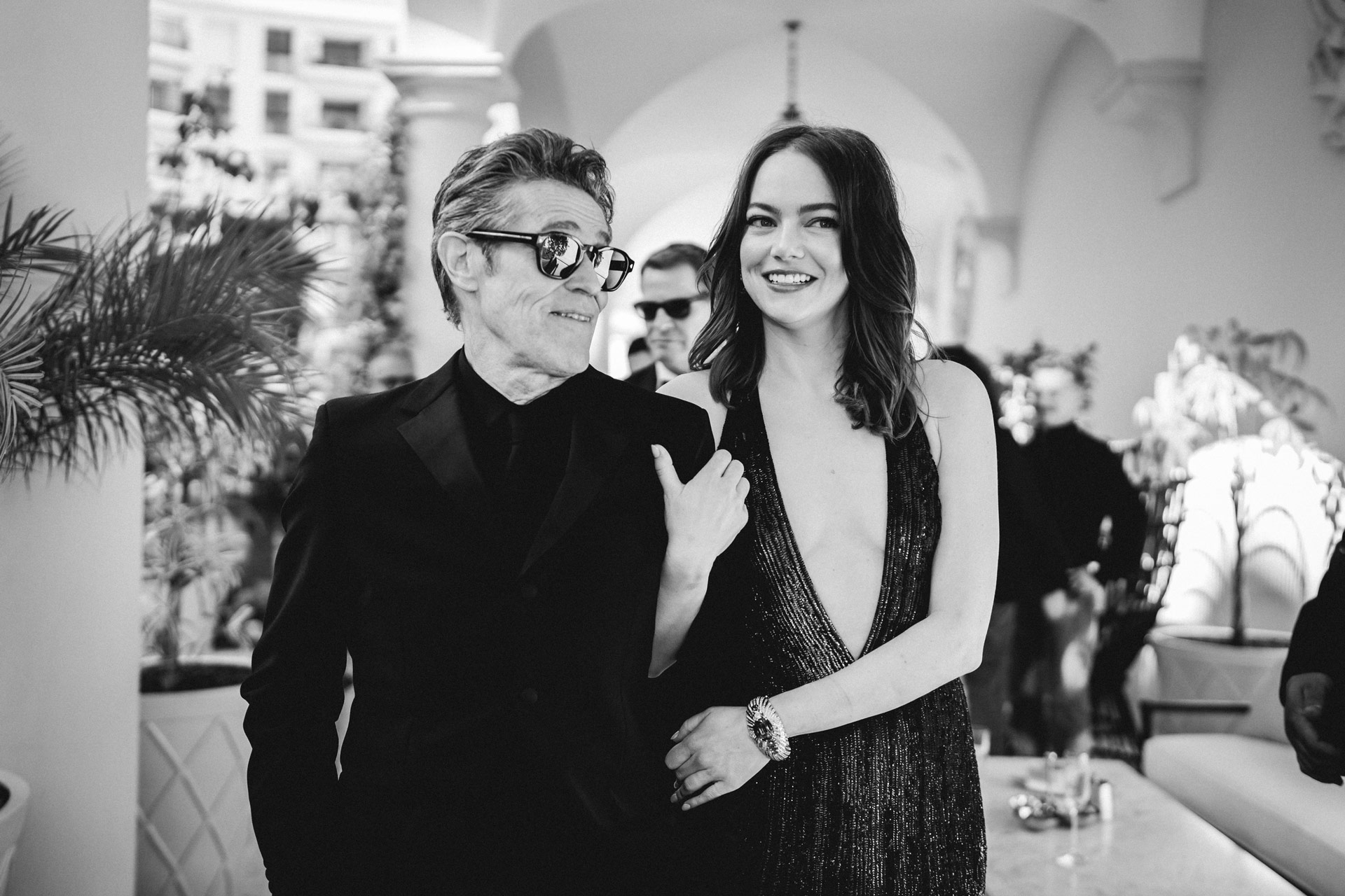 Willem Dafoe and Emma Stone by Giulia Parmigiani