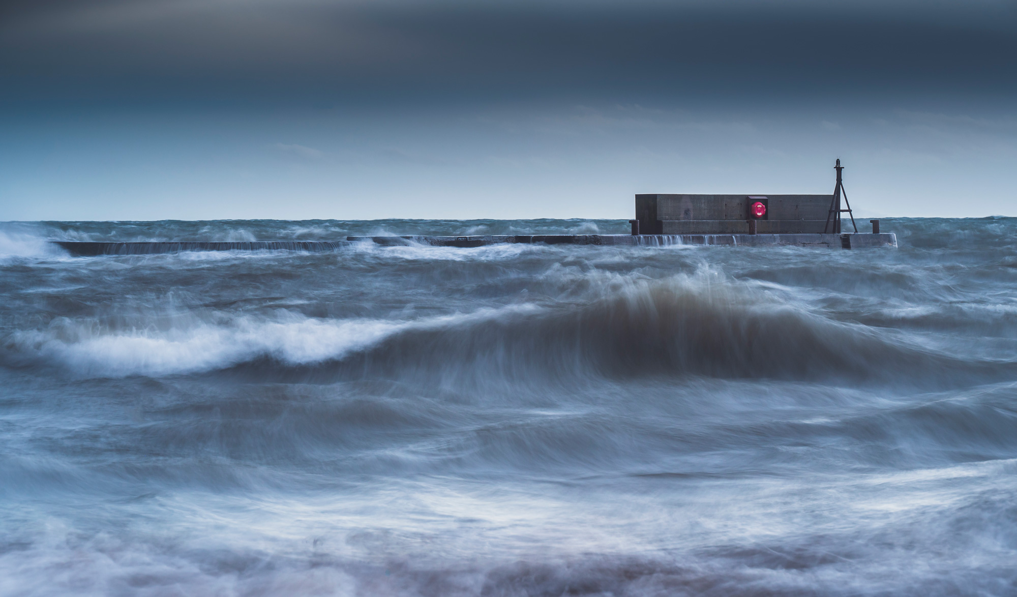 Waves crashing on the St Monans coast shot by Scott Jessiman with a Nikon Z6 II