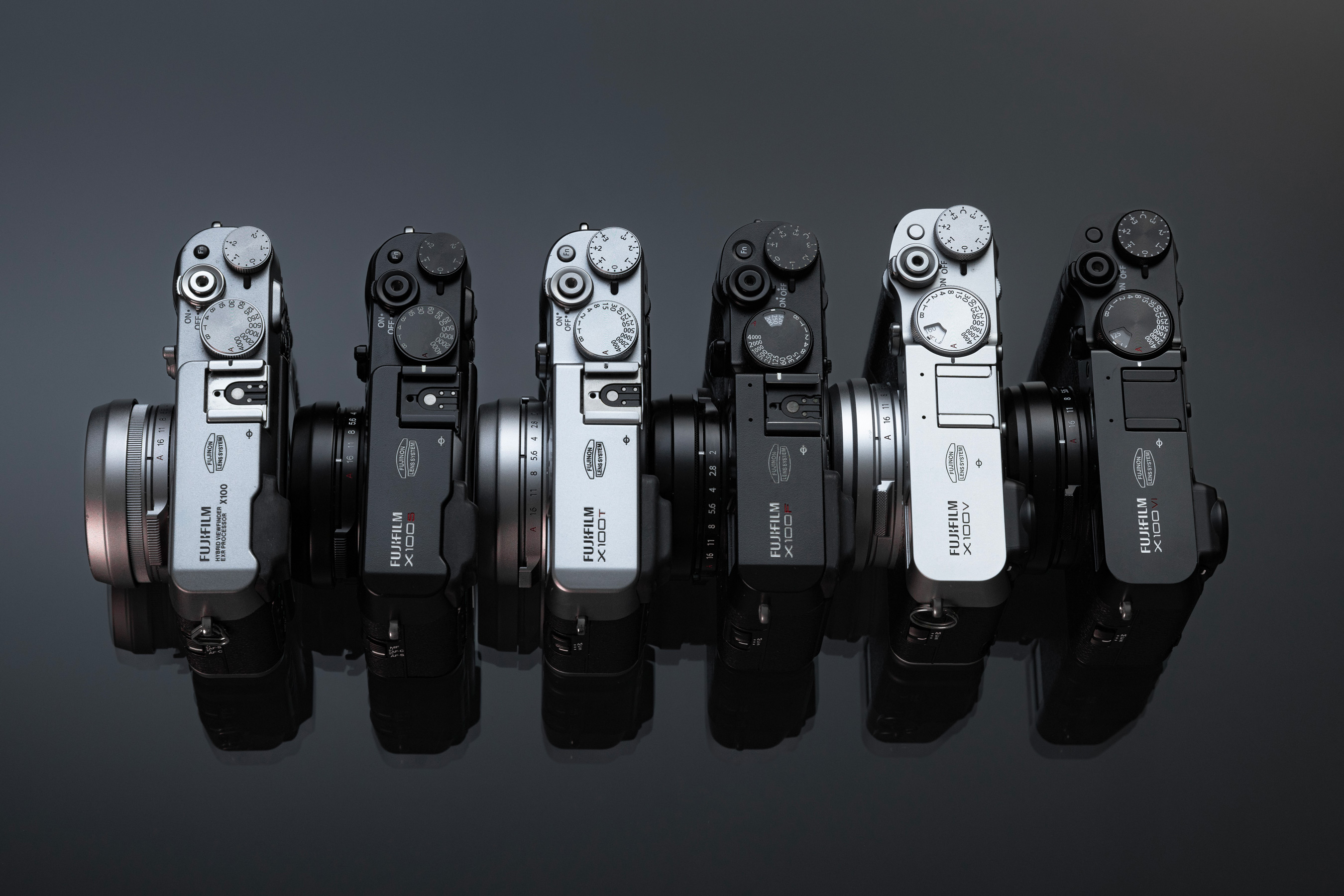 Used Fujifilm X100, X100S, X100T, X100F, X100V and X100VI