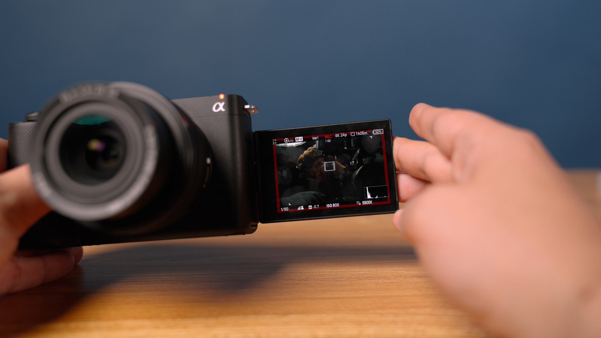 Autofocus screen on Sony ZV-E1
