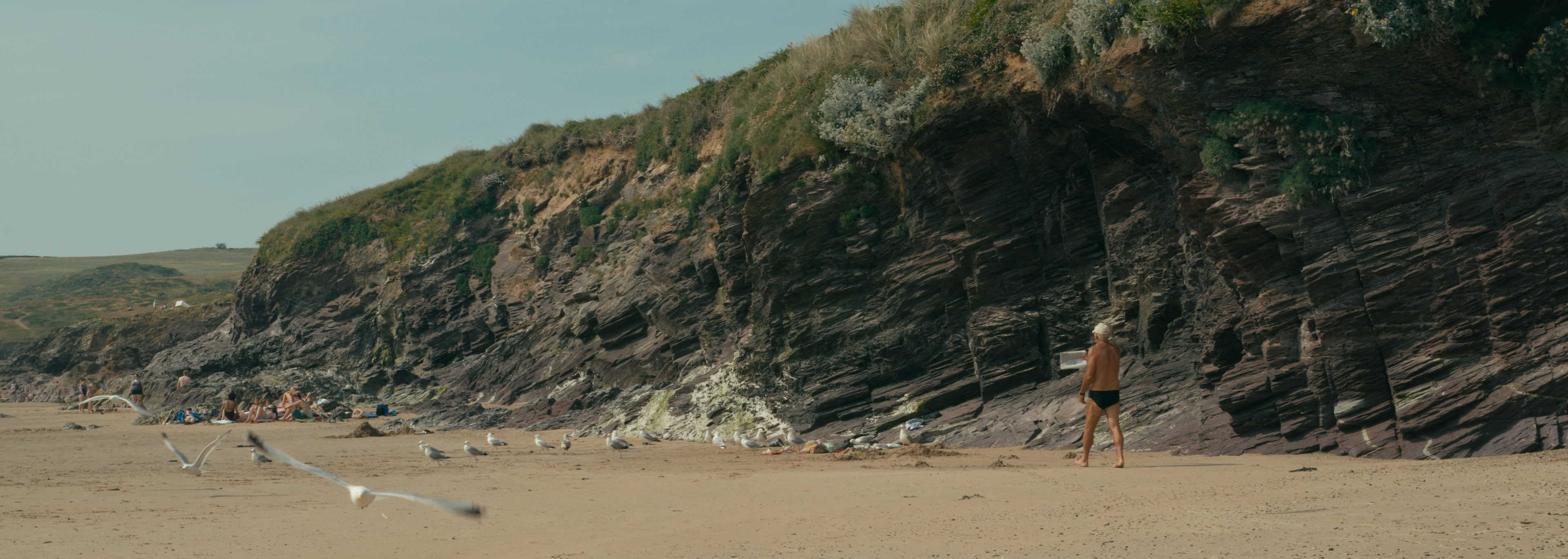 Une capture d'écran au look 'cinématique' de St. Michael’s Mount en Cornouailles. Par Connor Redmond.